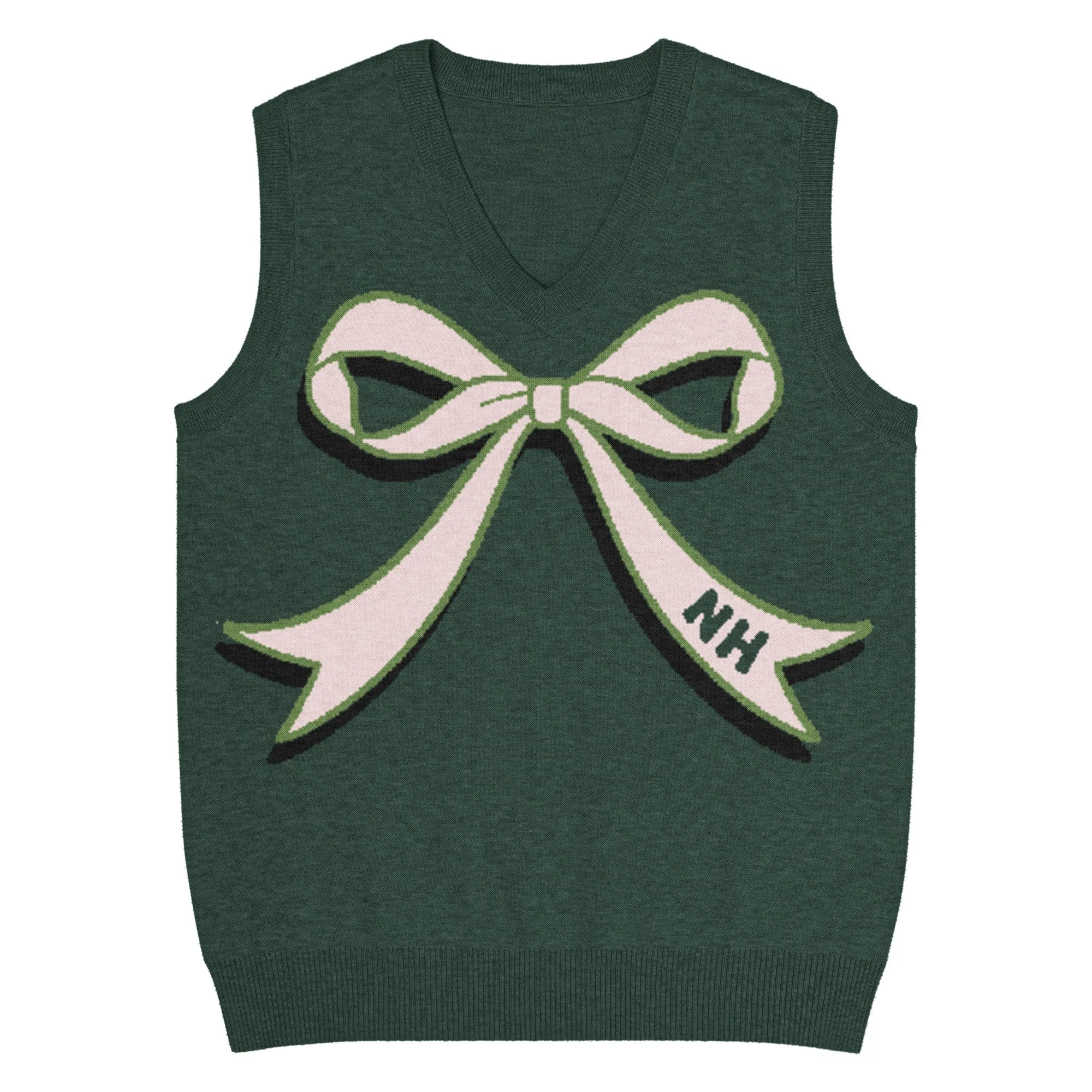 NH bow knit vest