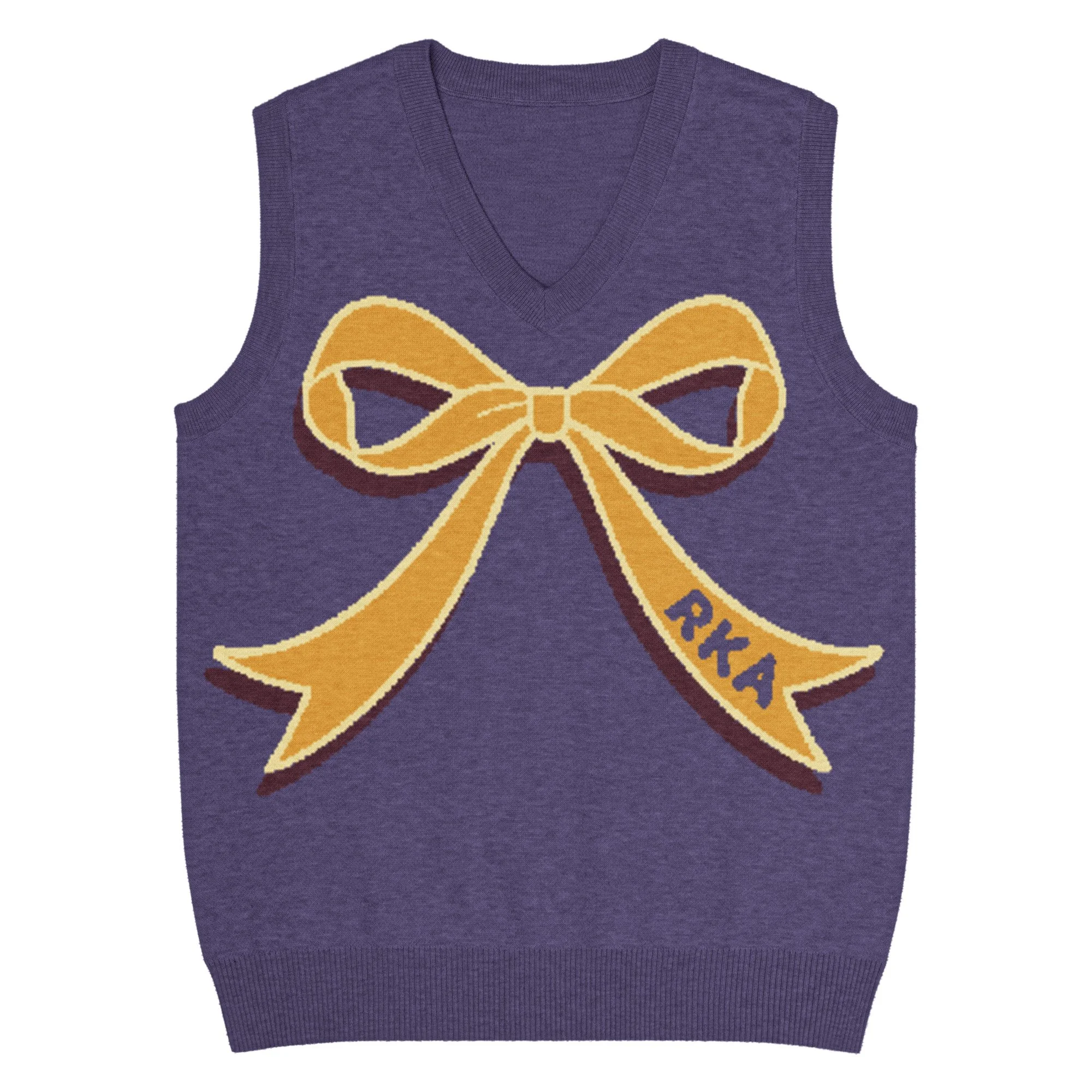 RKA bow knit sweater vest