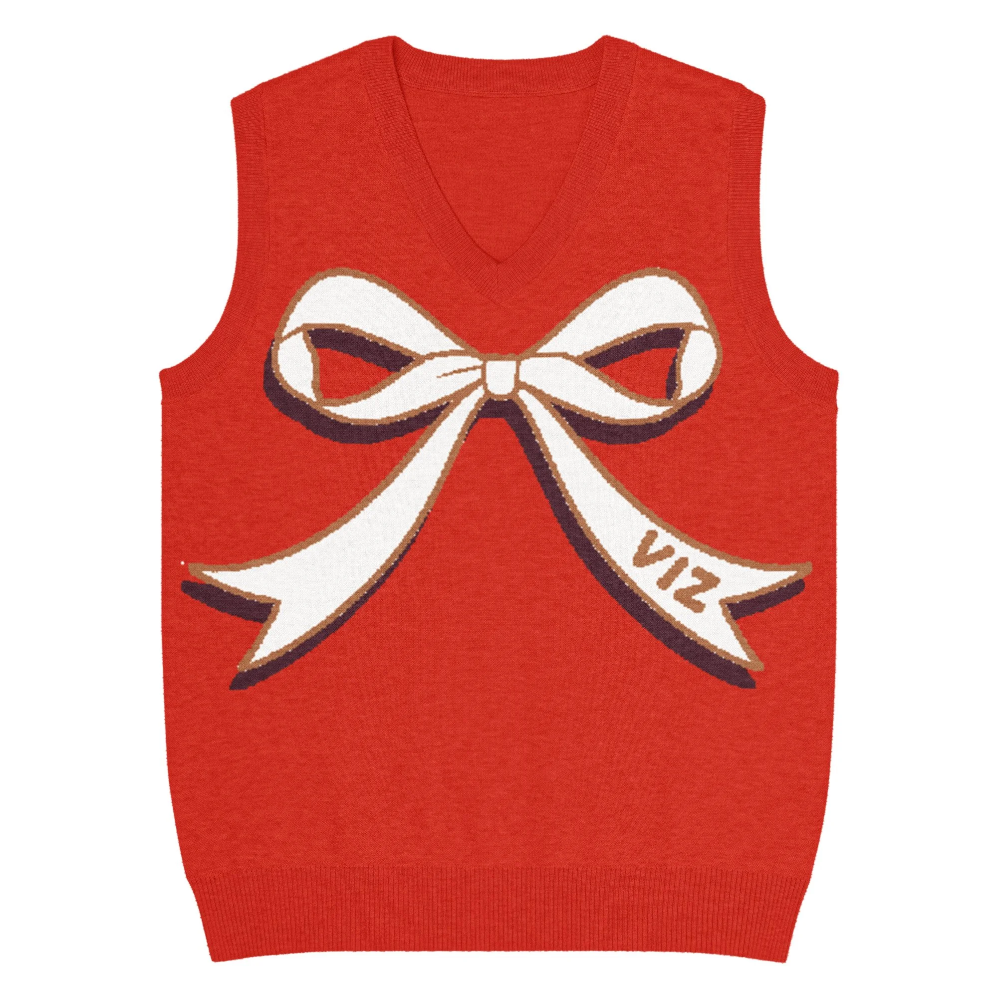 VIZ bow knit vest