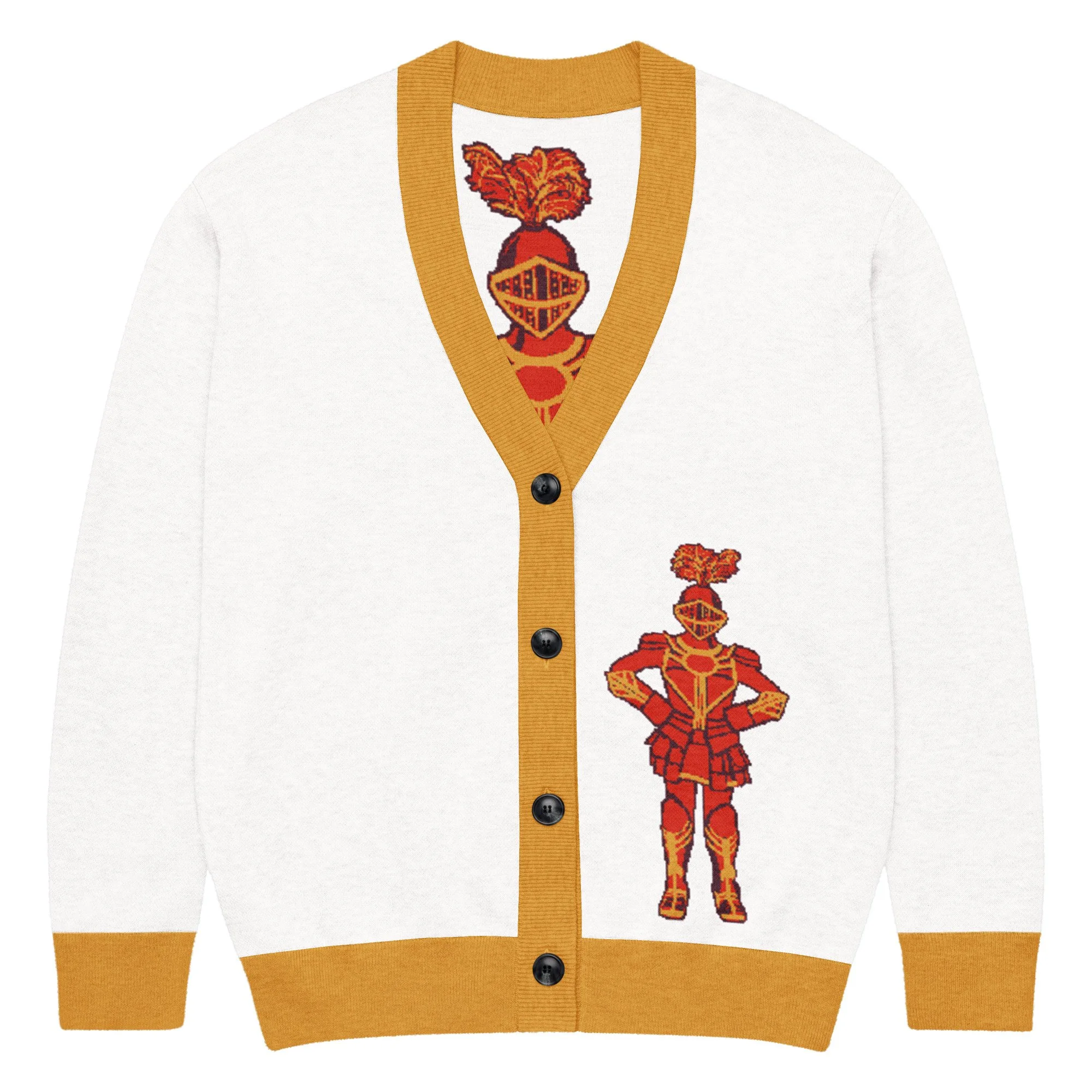IWA mascot knit cardigan