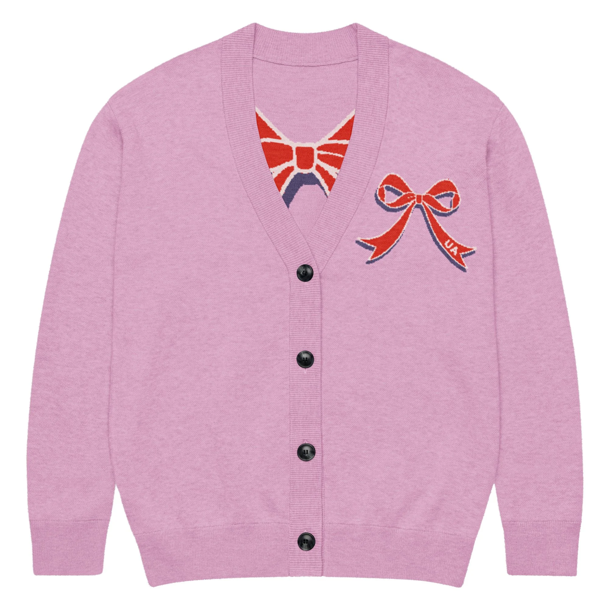 UA bow knit cardigan