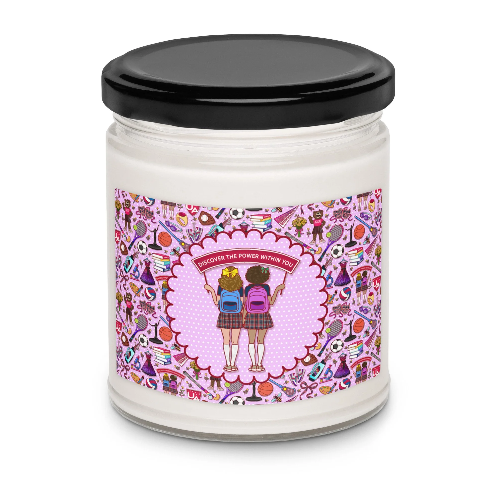 UA scented soy candle