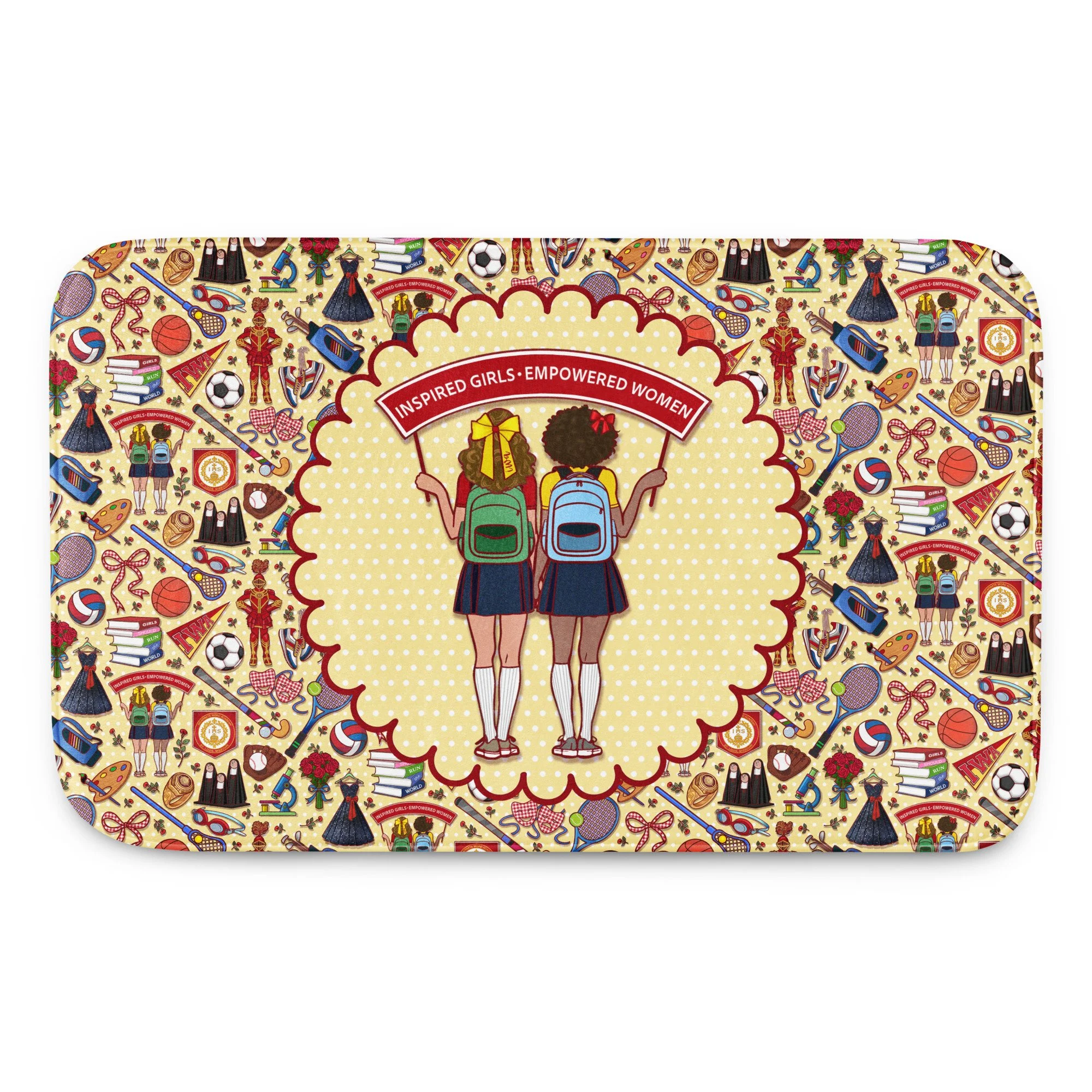 IWA memory foam bath mat