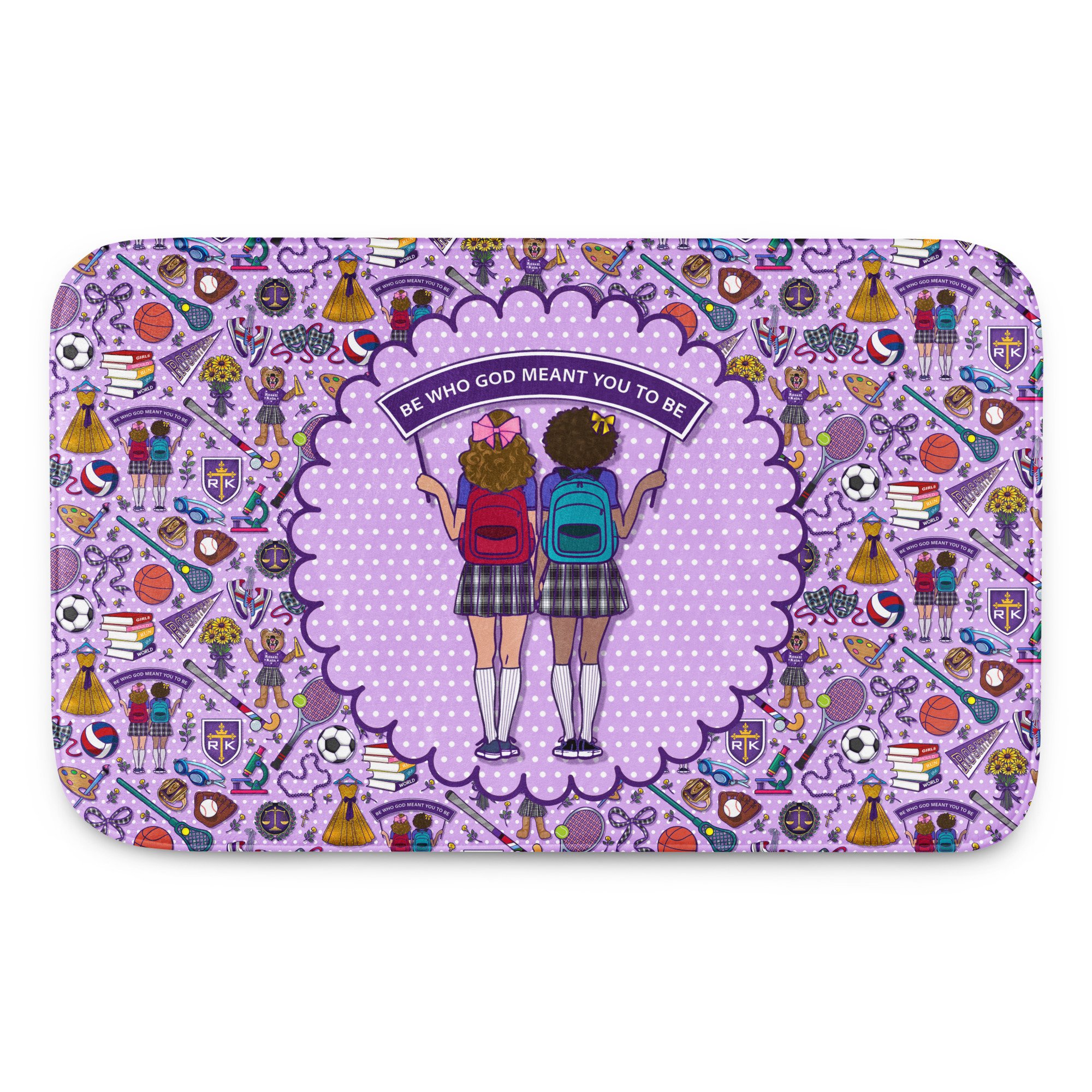 RKA memory foam bath mat