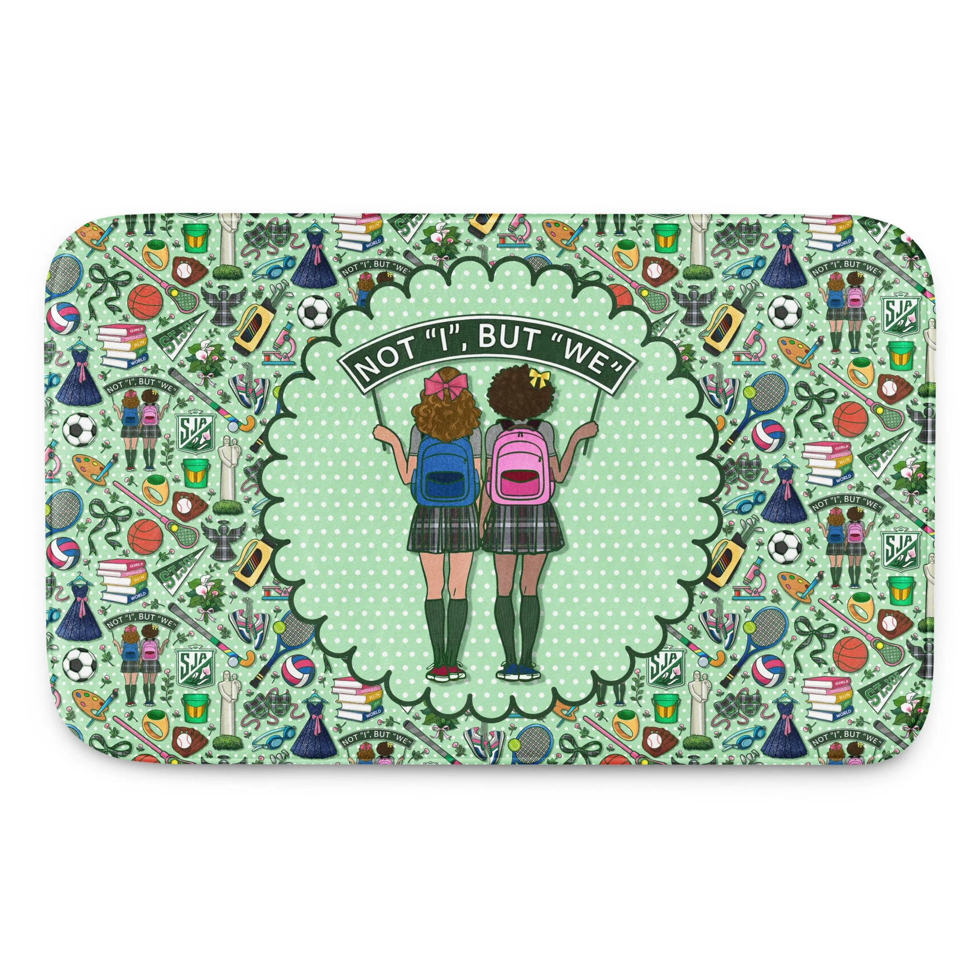 SJA memory foam bath mat