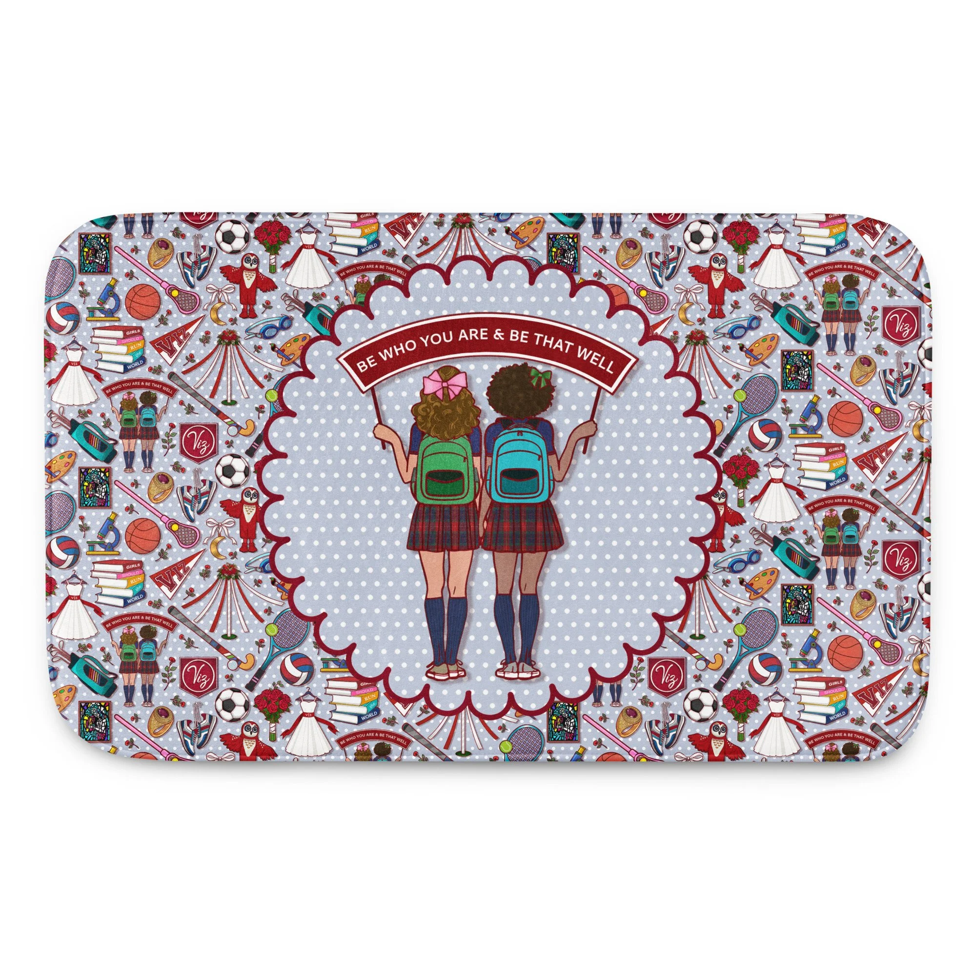 VIZ memory foam bath mat