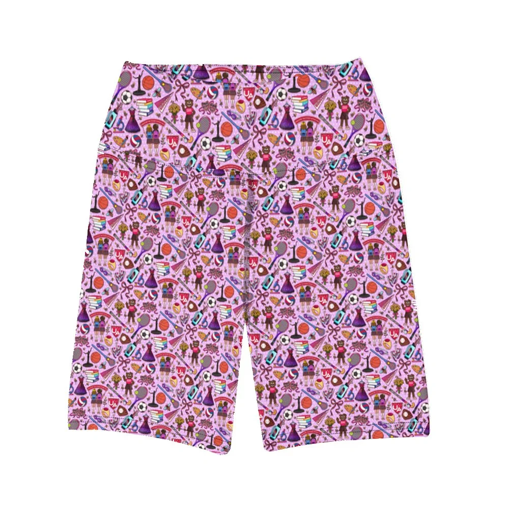 UA yoga + biker shorts