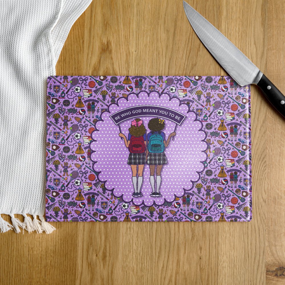 RKA glass cutting/serving board