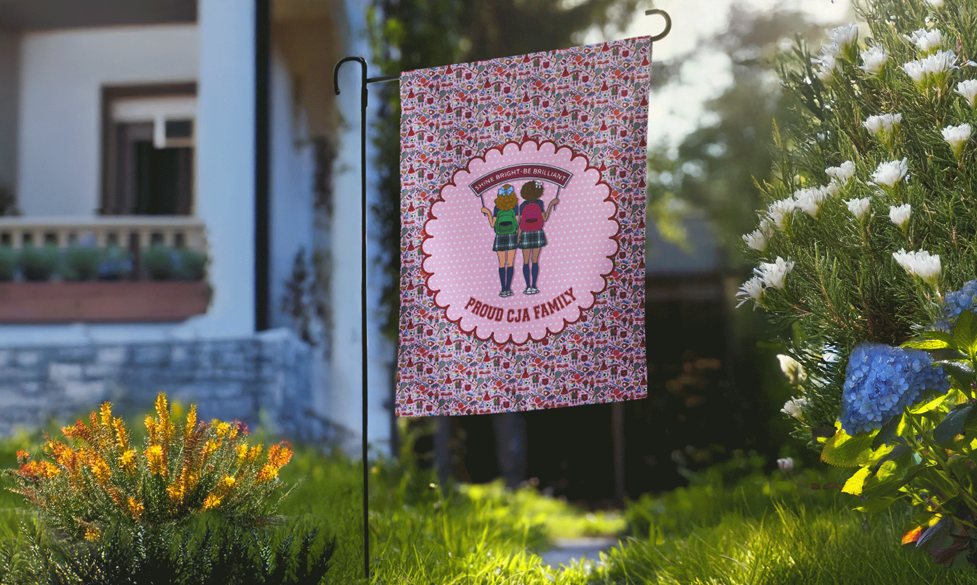 COZY OZY "proud family" garden flag