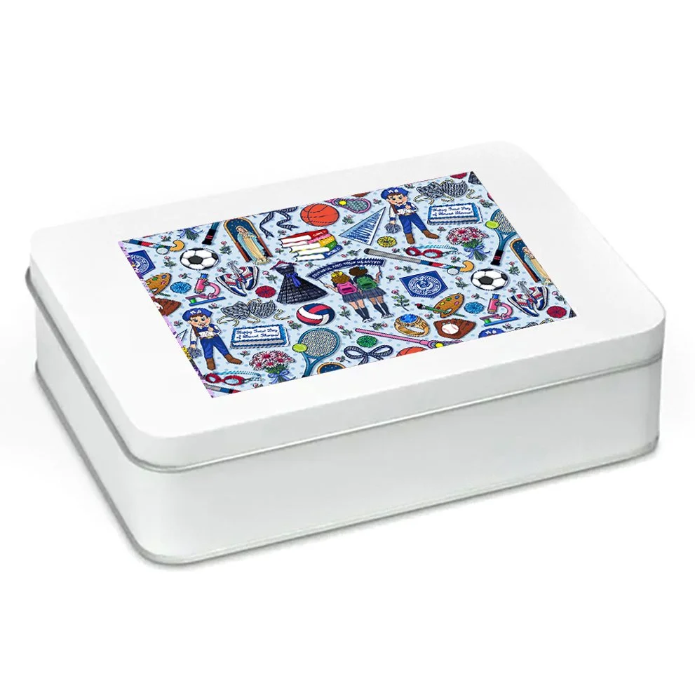 NDHS jigsaw puzzle with tin
