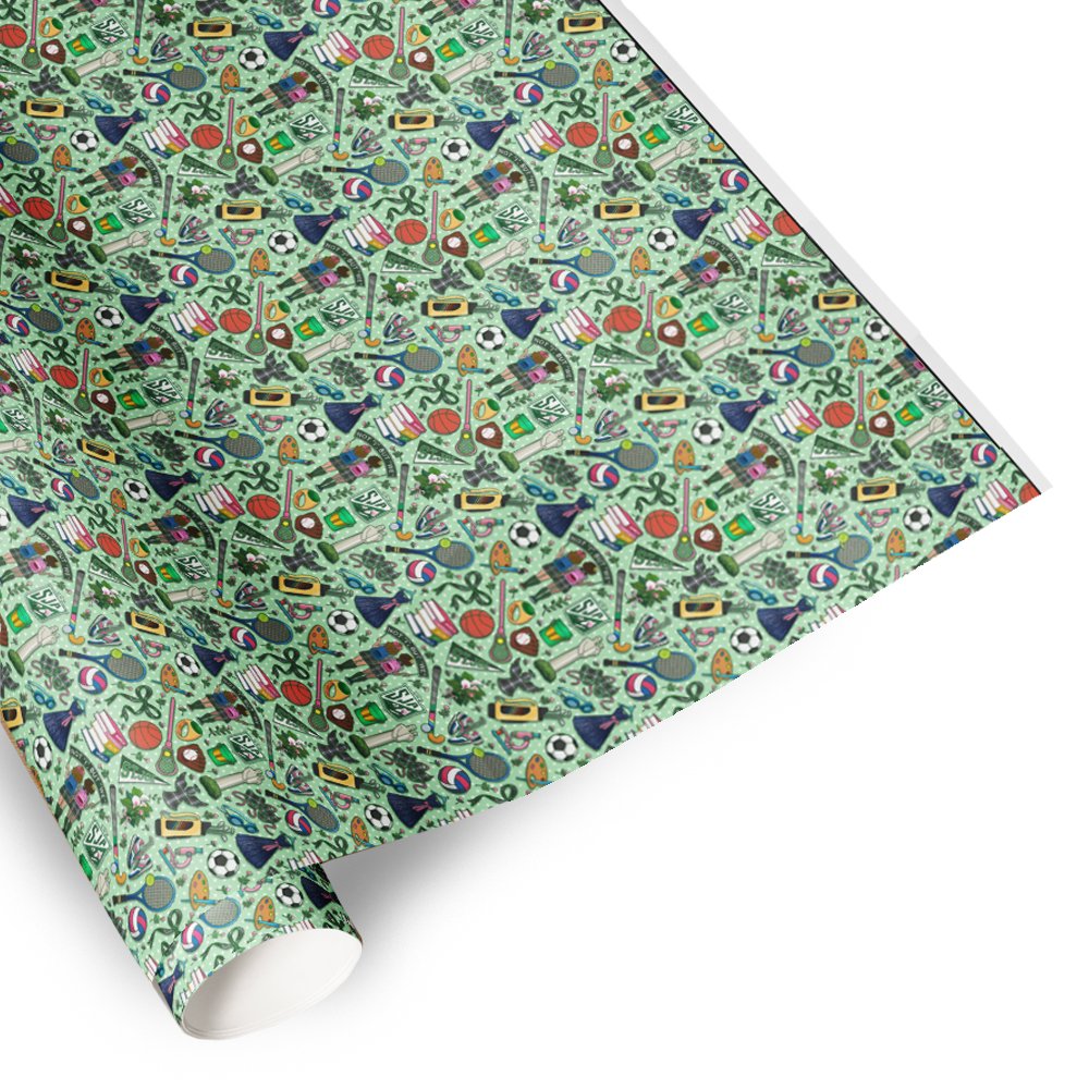 SJA wrapping paper roll