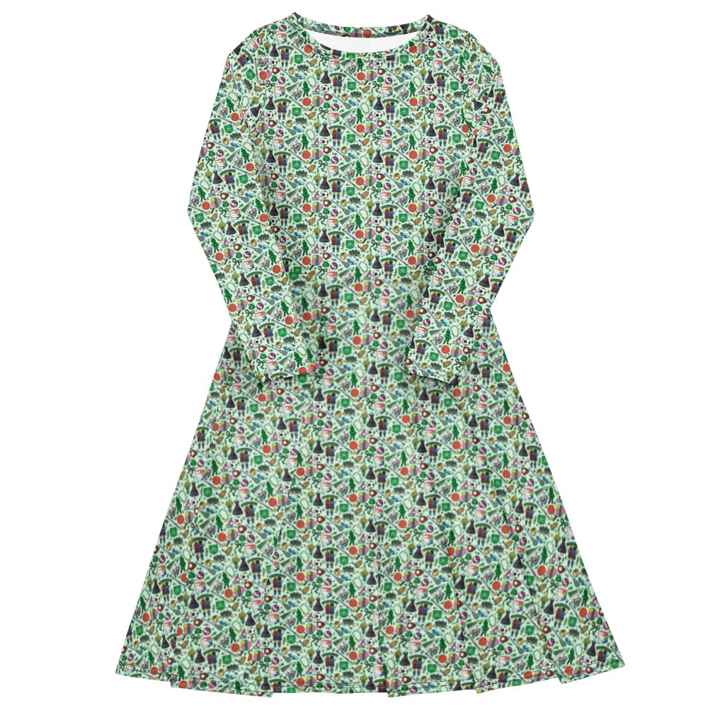 NH long sleeve midi dress