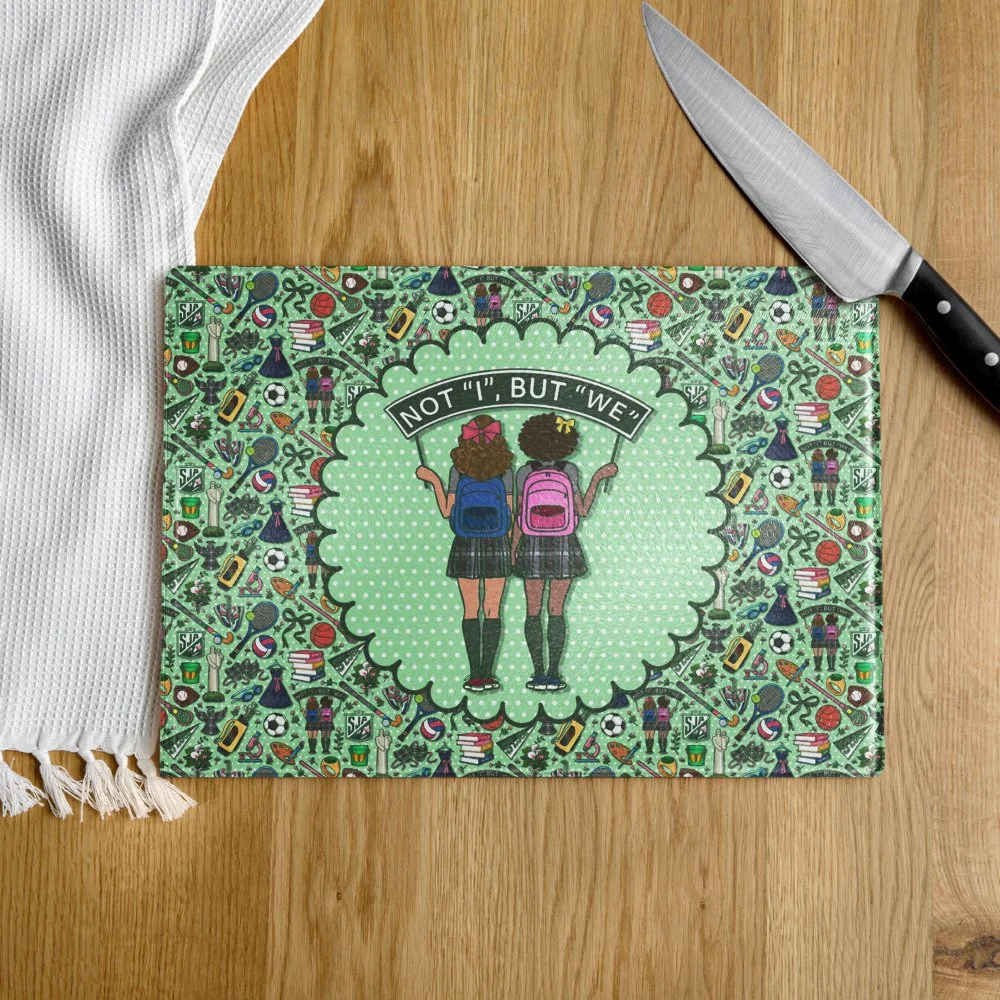 SJA glass cutting/ serving board