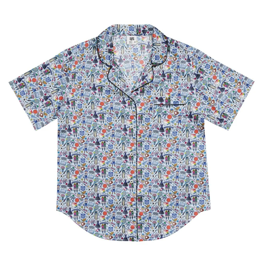 NDHS short sleeve pajama top