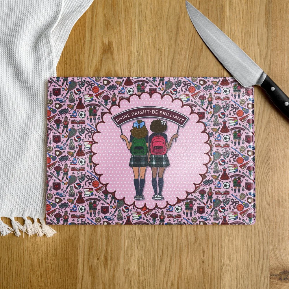 CJA glass cutting/serving board