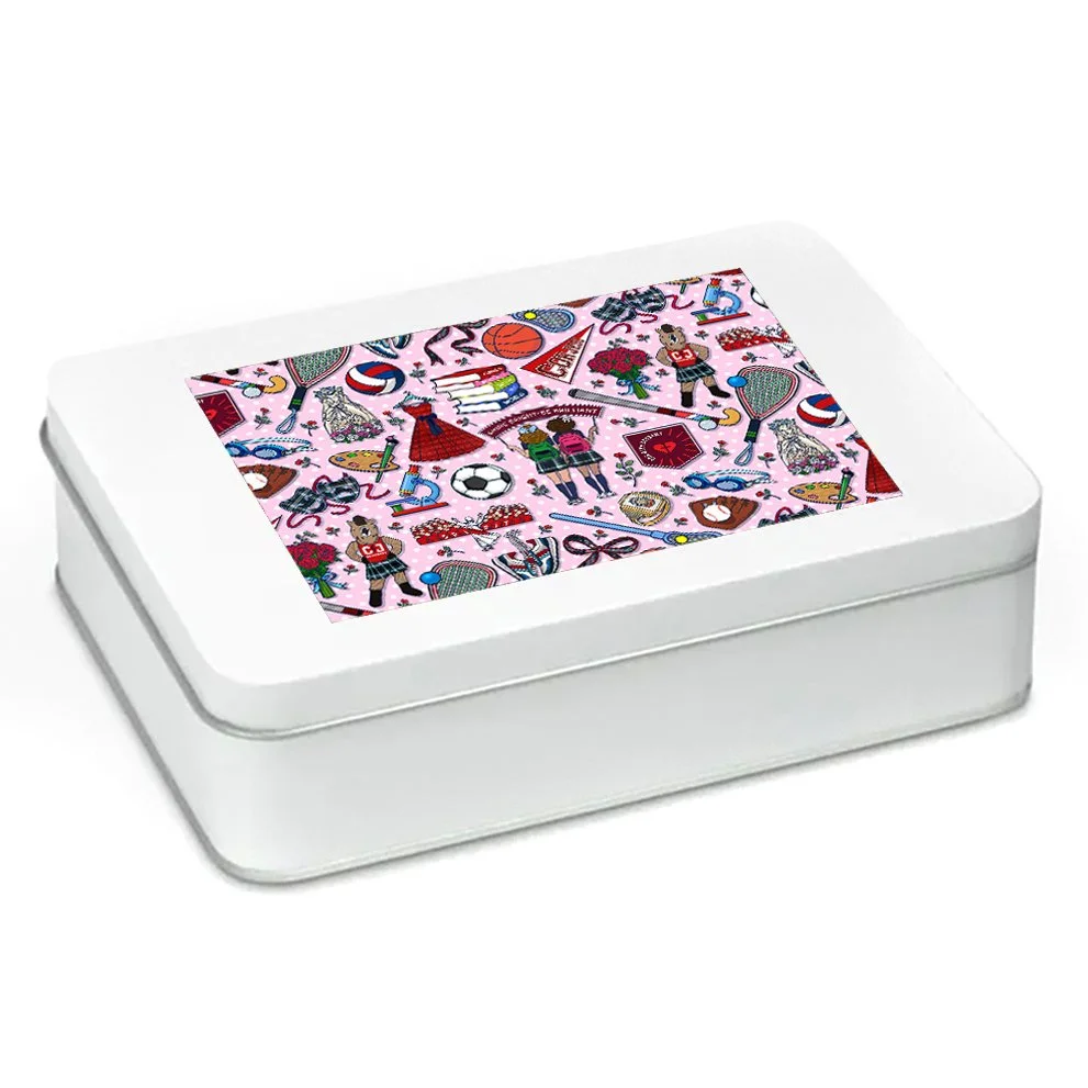 CJA jigsaw puzzle with tin