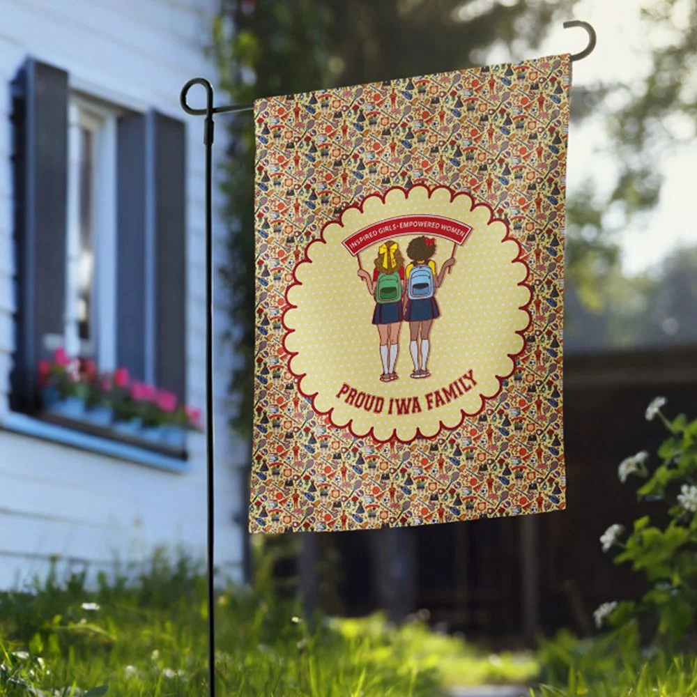 IWA "proud family" garden flag