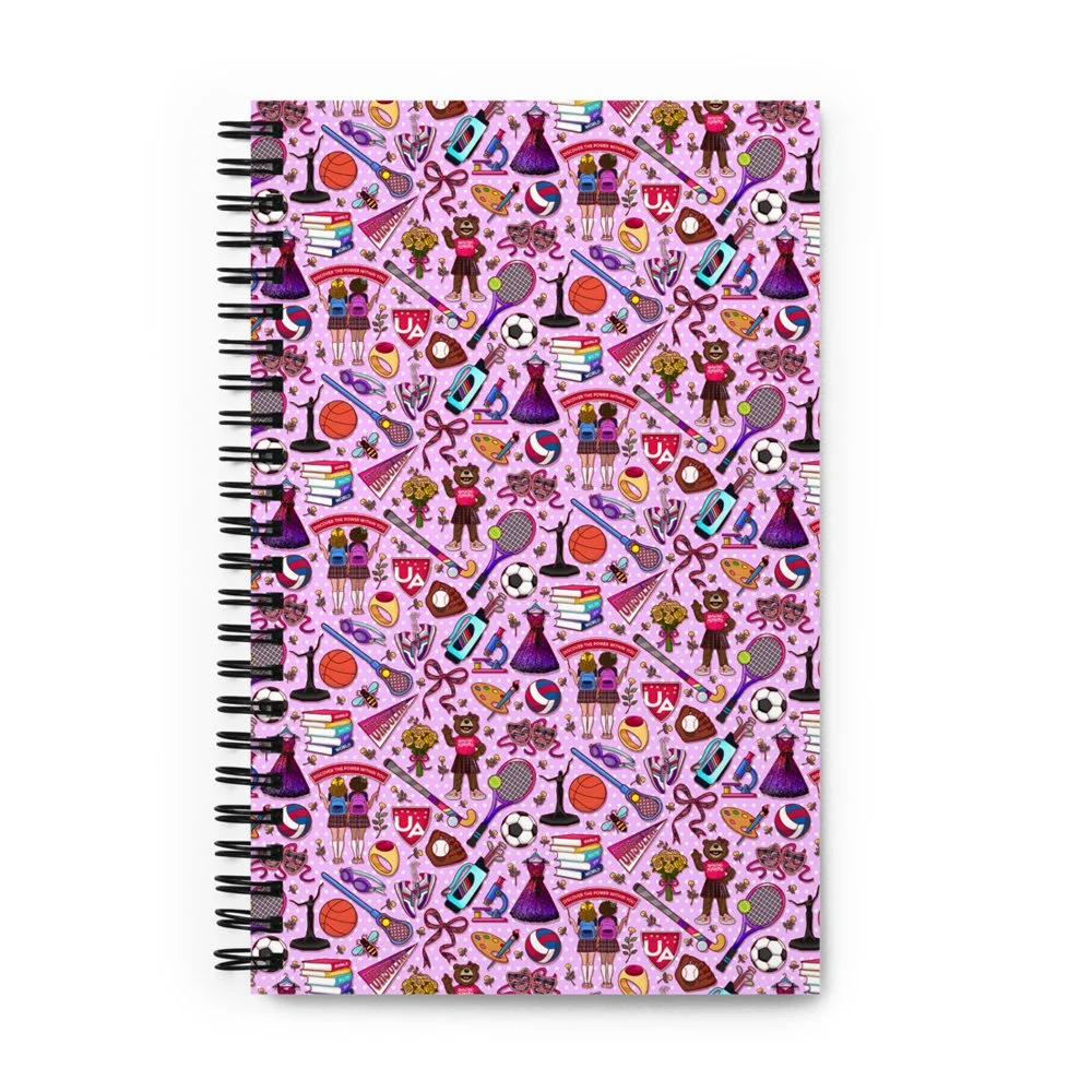 UA spiral notebook