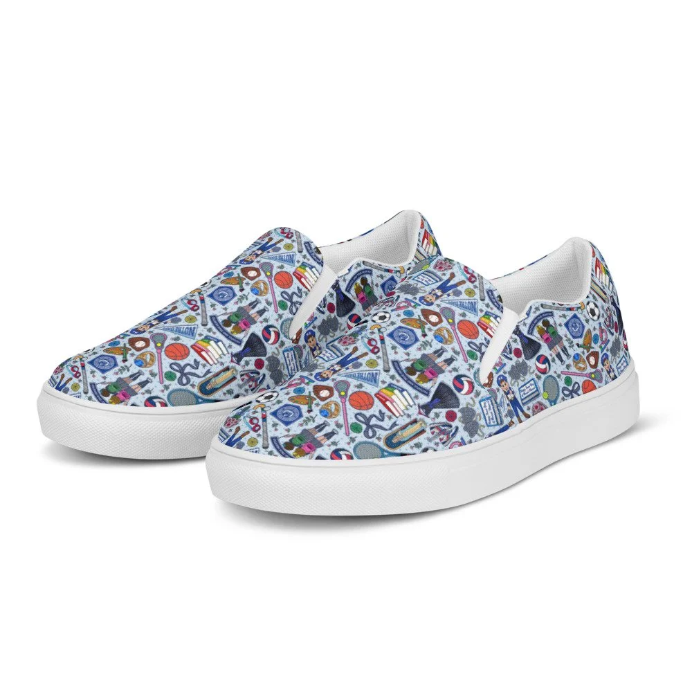 NDHS canvas slip-ons