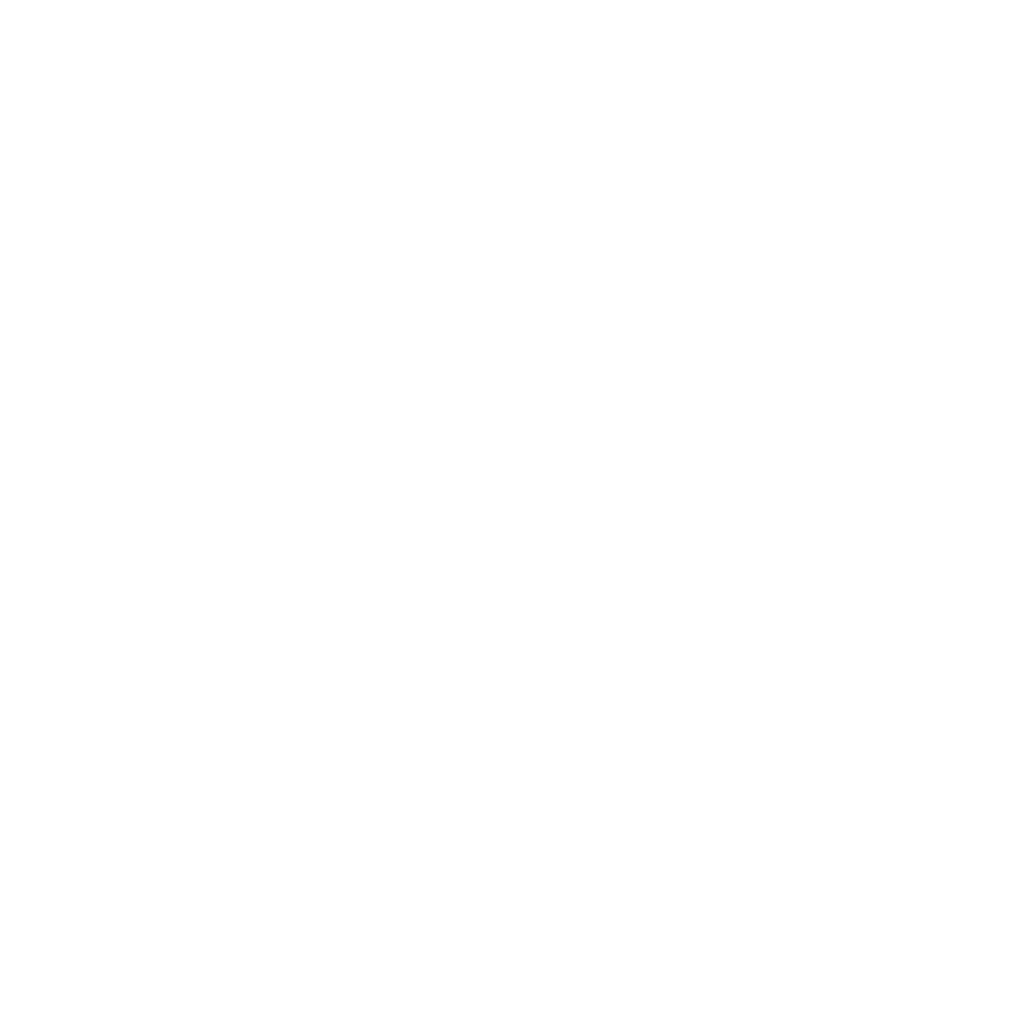 White animated outline of a dog with a floppy ear and tail on a black background.