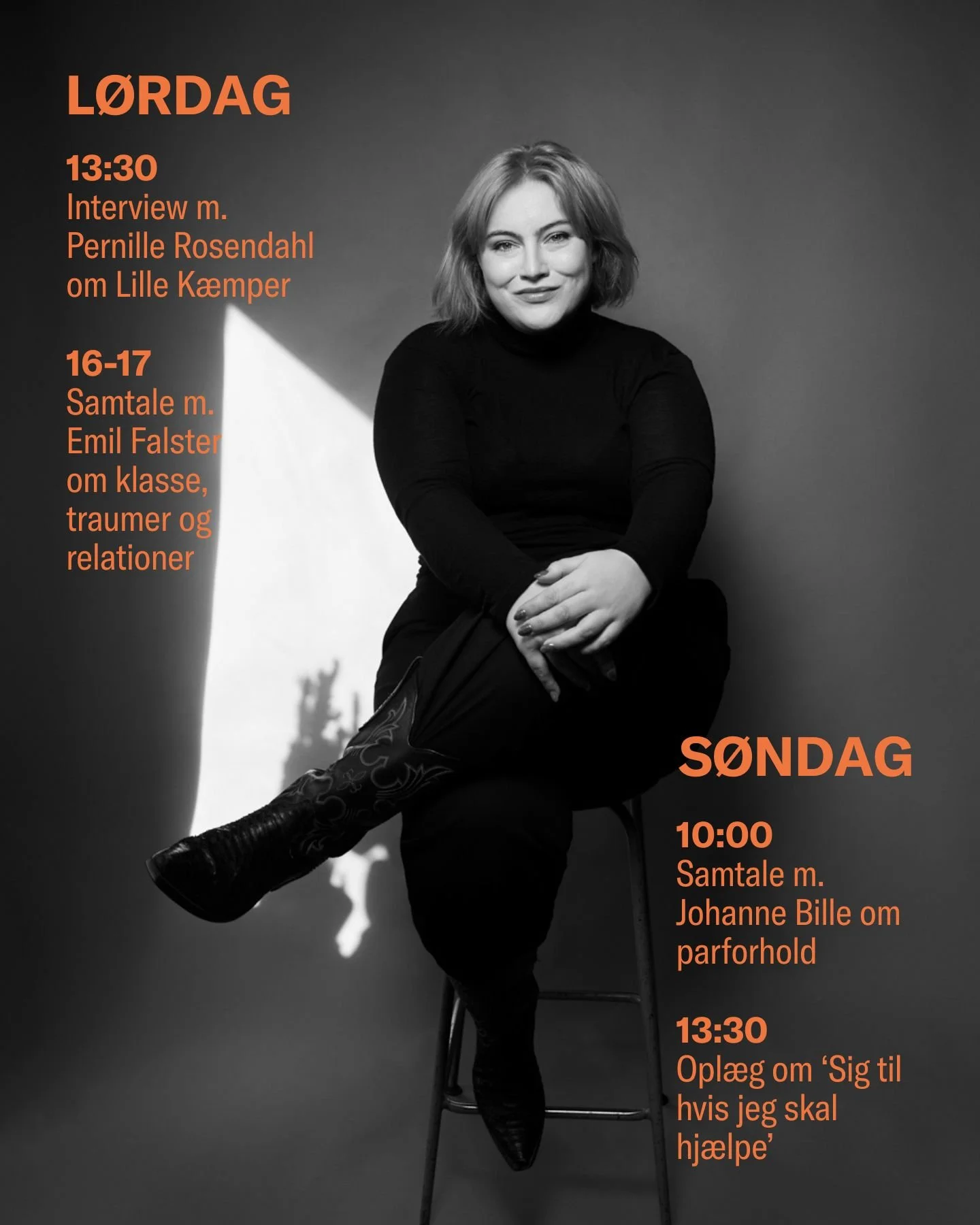 Jeg gl&aelig;der mig til @wordfestivaldk i Odense i weekenden. Skal tale med gode mennesker om klasserejse, musik, sexisme og parforhold. 

Kom forbi, hvis du er p&aring; festivalen. Jeg tager en stak b&oslash;ger med og s&aelig;lger til en god pris 