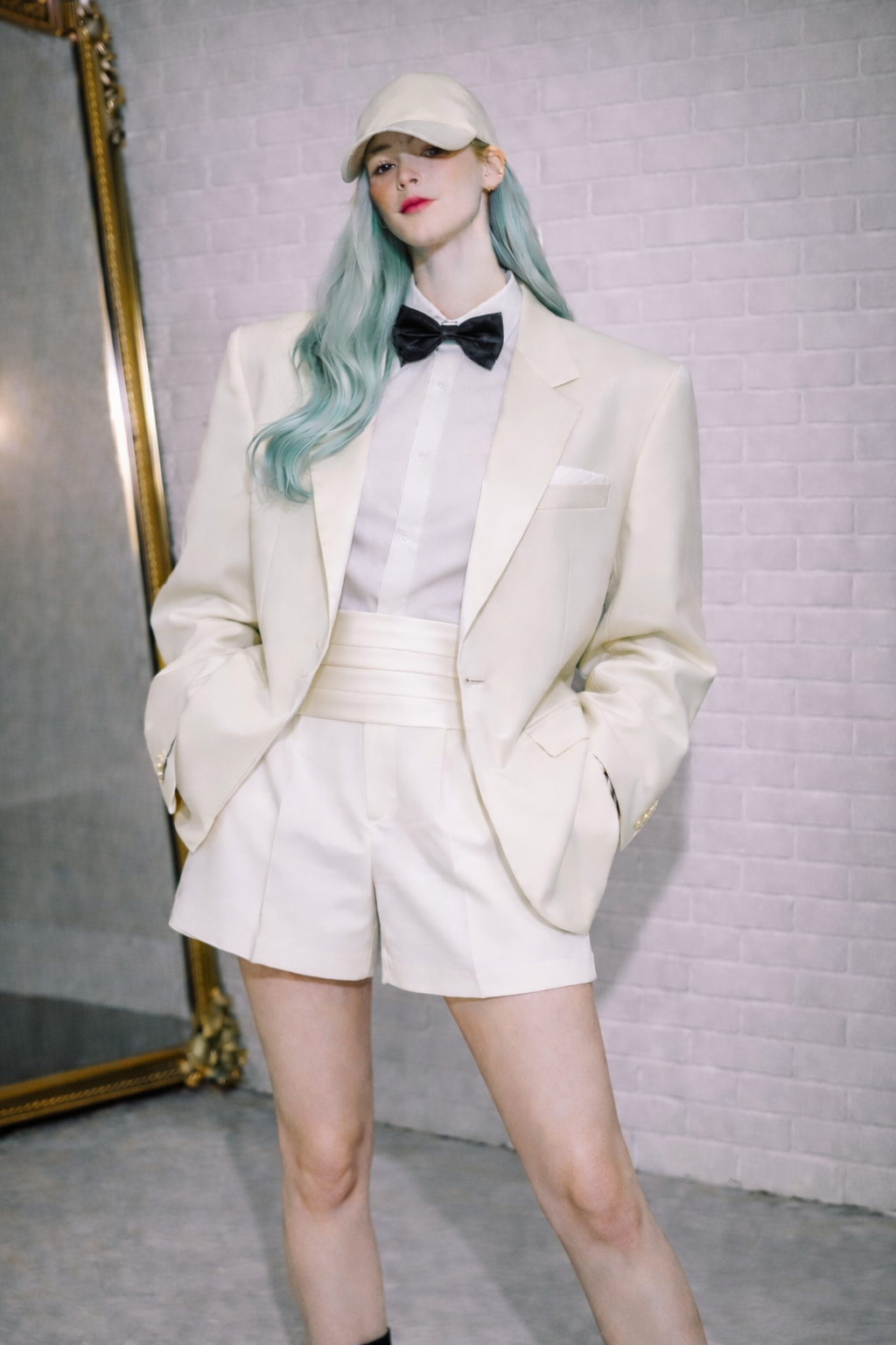 EUCLYPTUS IVORY OVERSIZED BLAZER