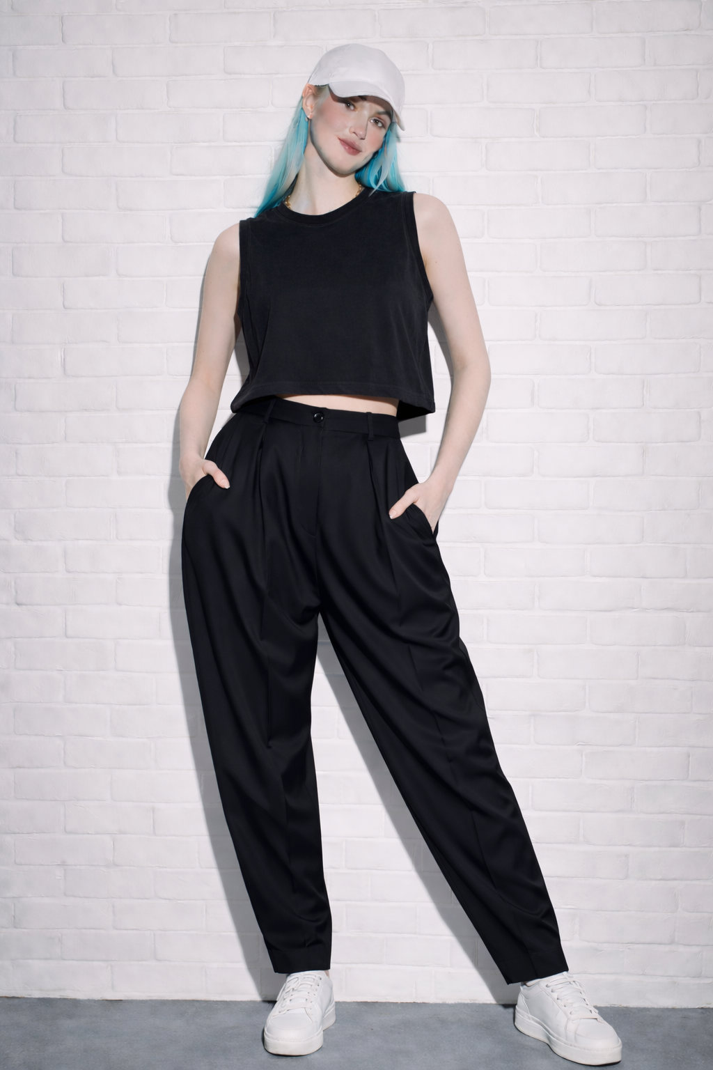 BLACK WORK TROUSERS