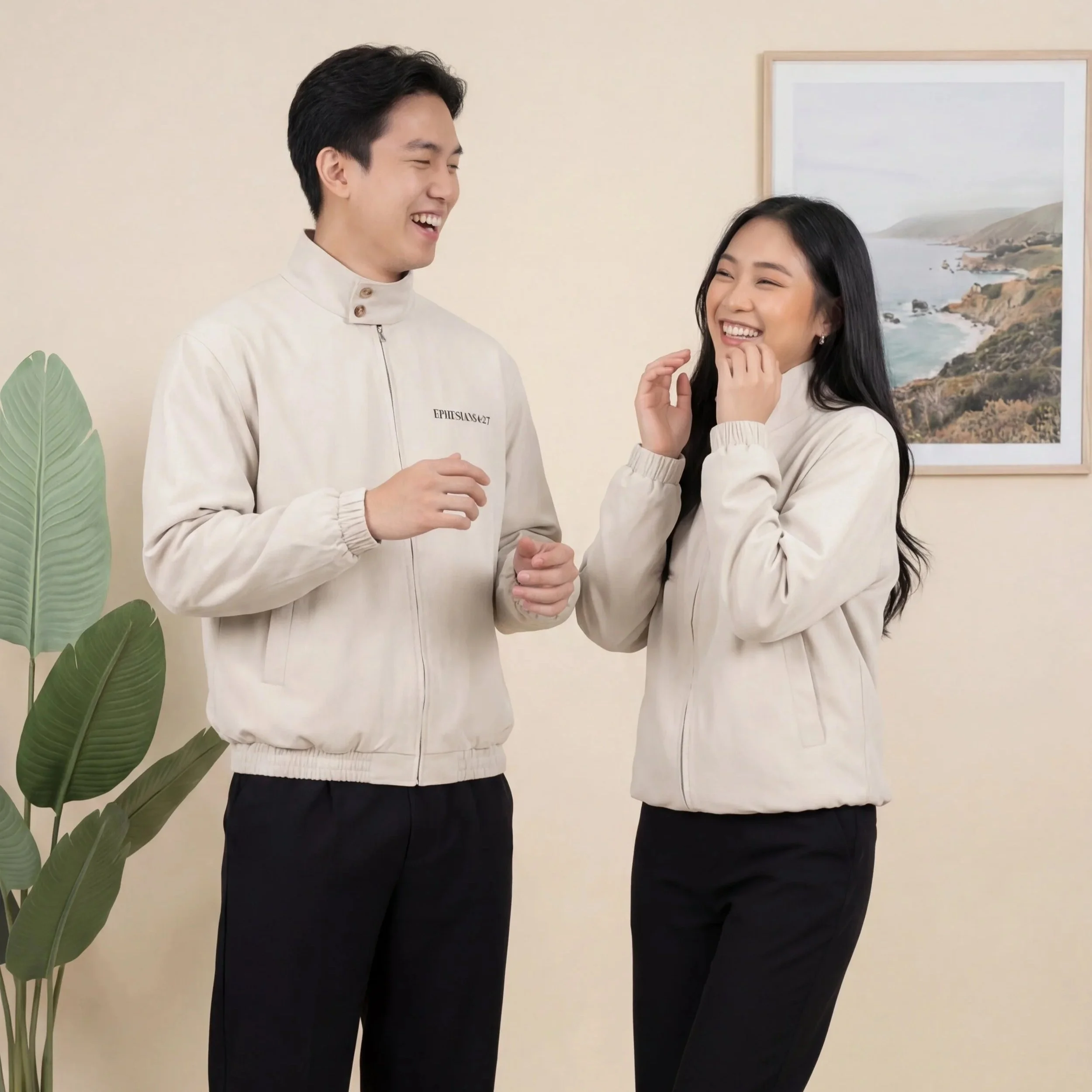 REDEEMED | Unisex Stand Collar Bomber Jacket