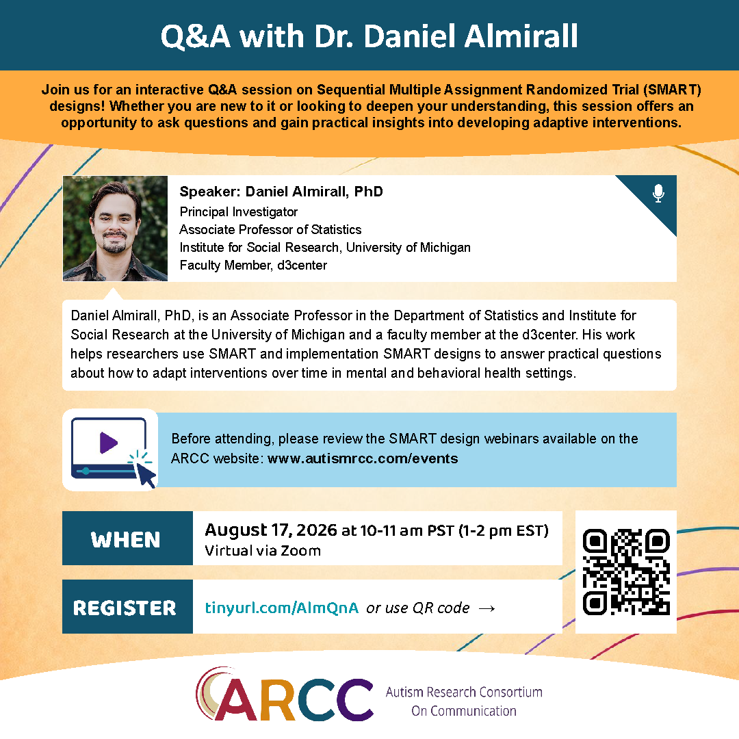 SMART Design Q&amp;A with Dr. Daniel Almirall