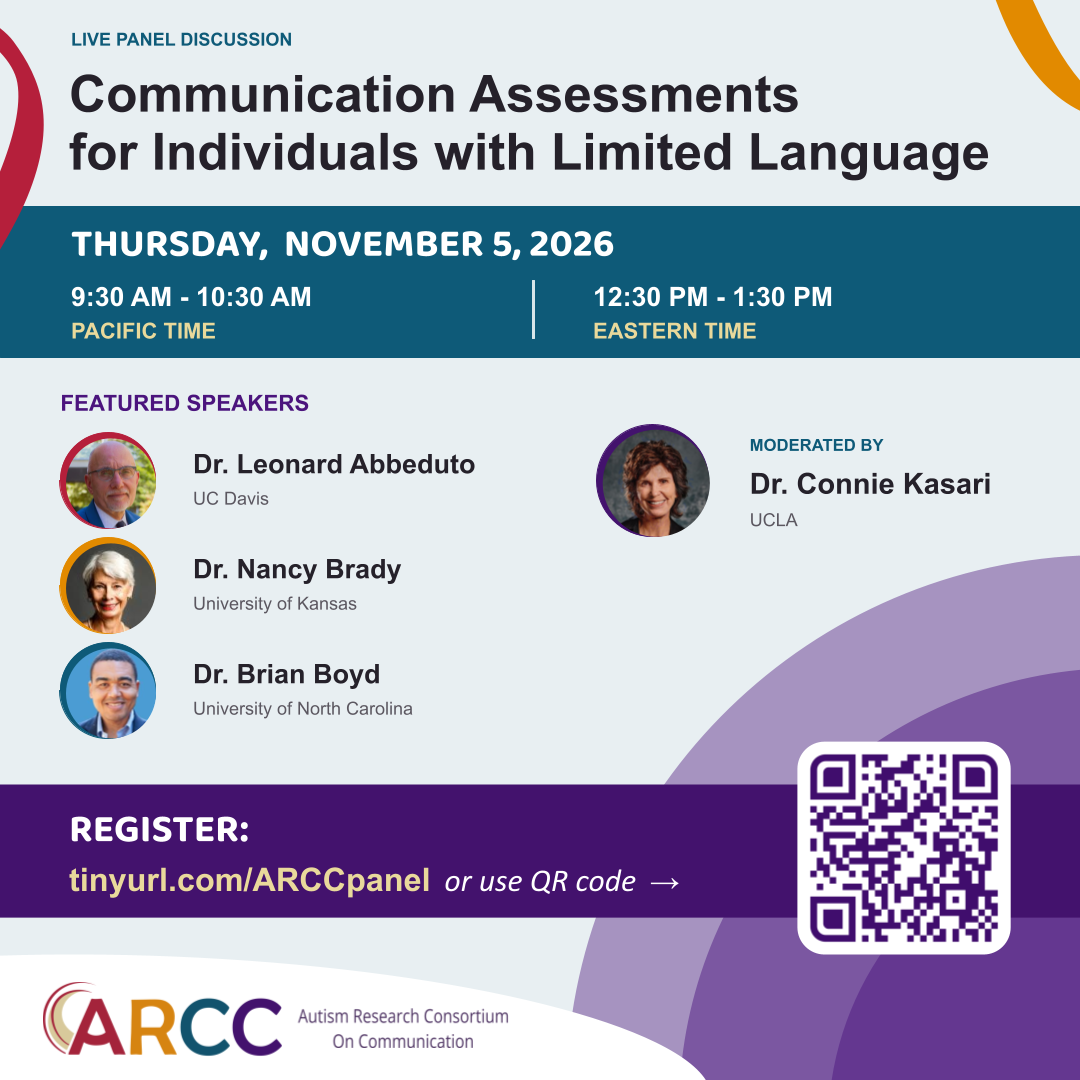 Live Panel: Communication Assessments for Individuals with Limited Language