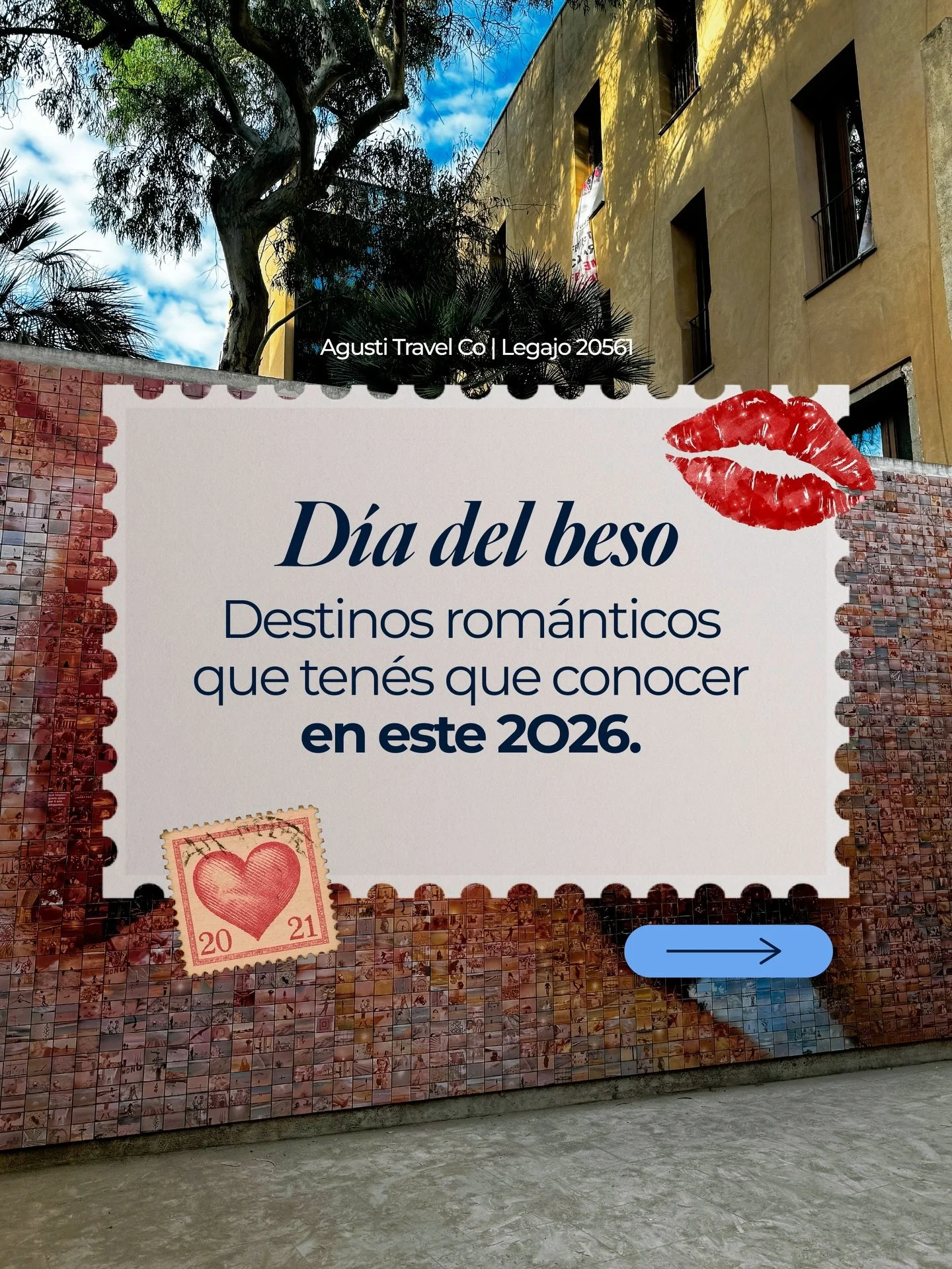 Hay besos que se recuerdan&hellip; y lugares que los vuelven inolvidables 💋

Desde cl&aacute;sicos que nunca fallan hasta destinos so&ntilde;ados, hay rincones del mundo donde el amor se vive distinto 💫

💌 Guard&aacute; este post para tu pr&oacute