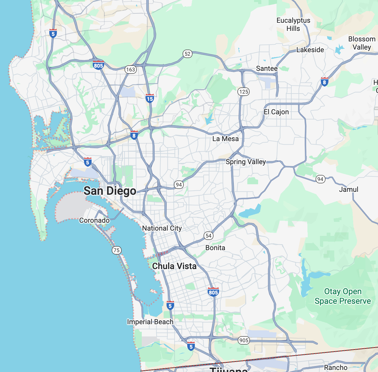 Ikaroa Falls Pick up and delivery regular service area map