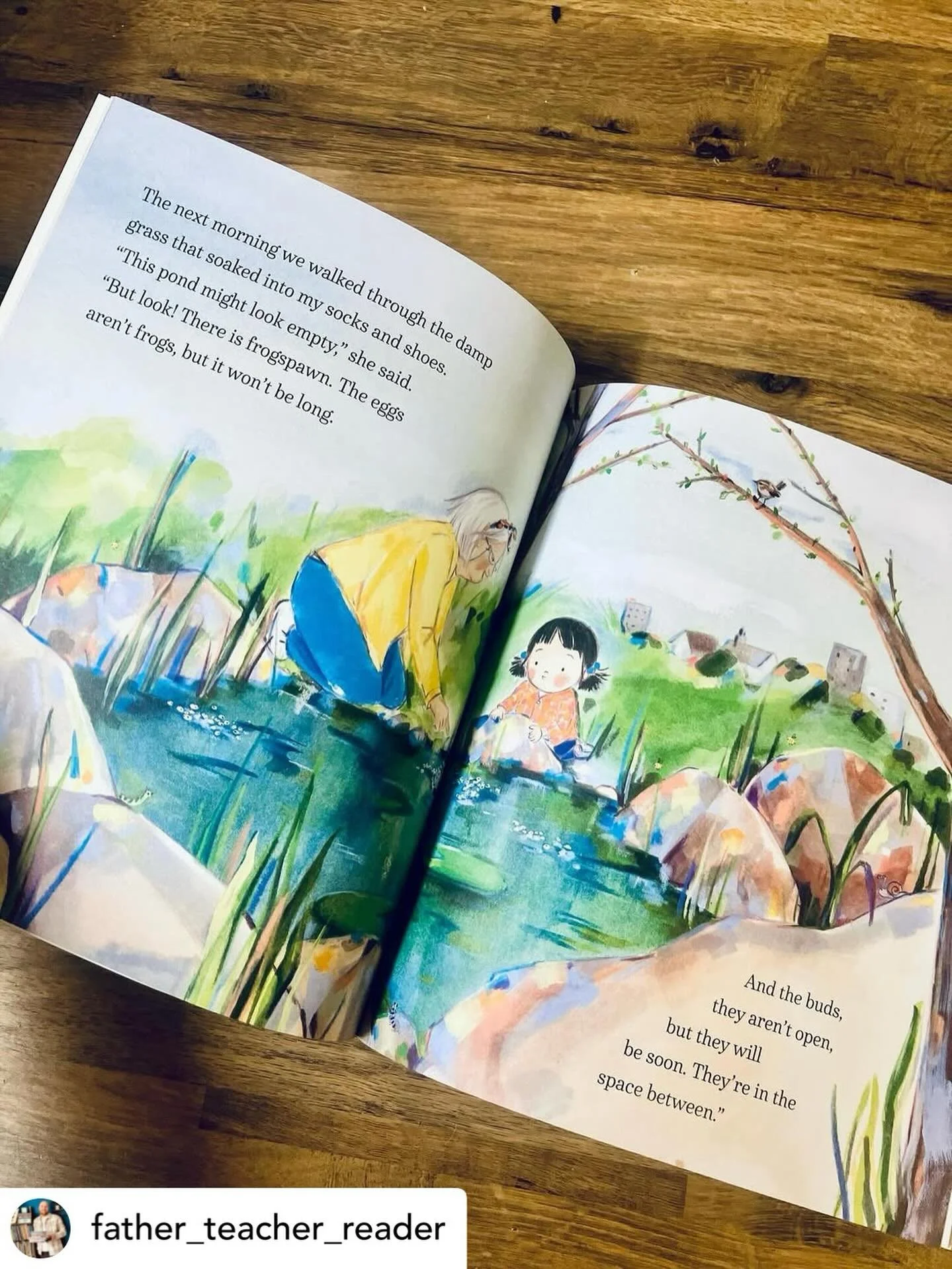 New beginnings can bring so many big feelings. I love how stories can remind us that that's OK. This idea is such a big part of The Space Between, so to be included in @father_teacher_reader's selection of brilliant books on the theme  means SO much.