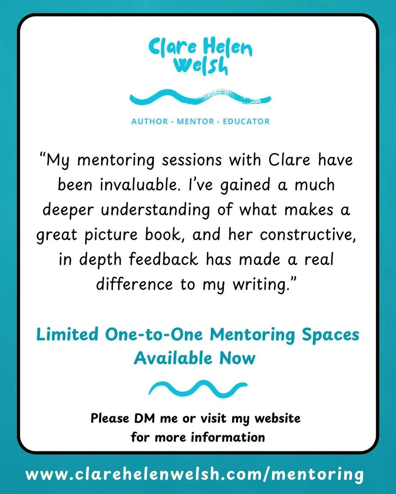 I've just finished working 1:1 with a lovely mentee and am about to start working with a new super-talented creative. Exciting! I have some limited availability for spring-summer. Do send me a DM for more details x