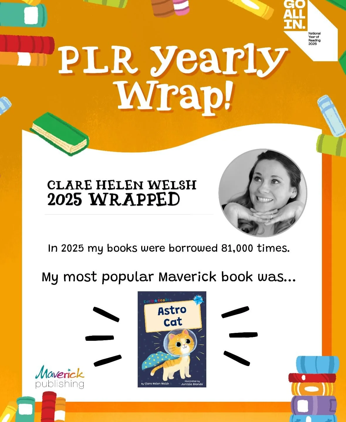 Astro Cat is blue level early reader by @maverick_books , illustrated by @junissahardianto and written by me. It's a cute little story about Star, Ella's pet cat, who has adventures when Ella goes out. I love the artwork in this one... and it looks l