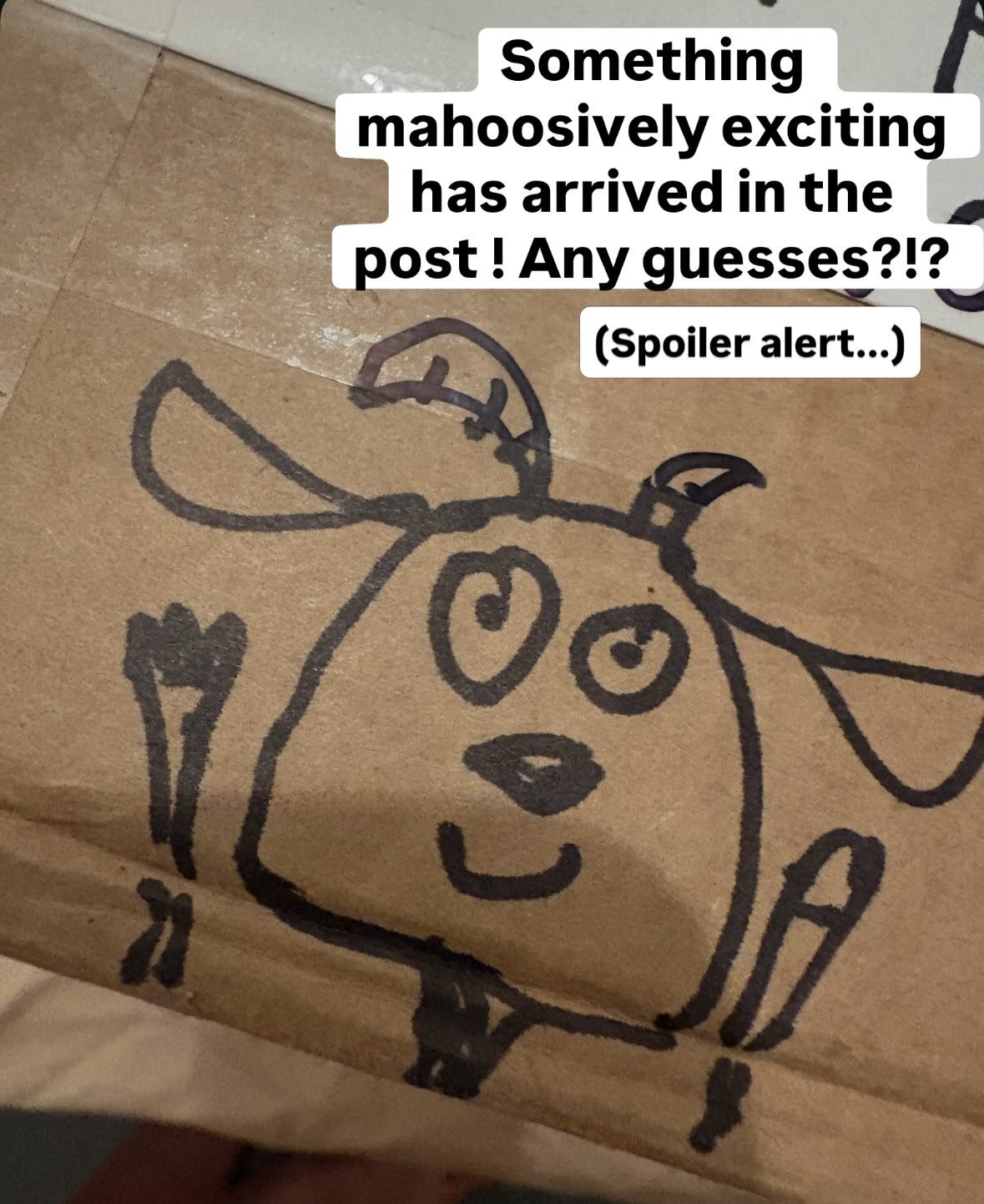 Something goat-tastic arrived yesterday... just in time for Bologna! (Big clue!) 

How I've not ripped it open, I don't know... !! 
Unboxing video hopefully coming later
🤞📦 👀 

@oupchildrens