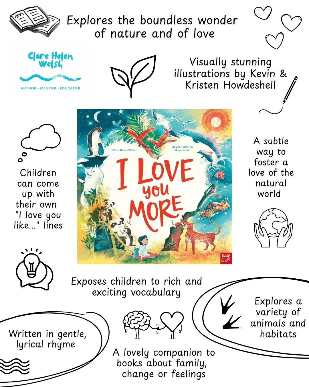 I Love You More (illustrated by Kevin and Kristen Howdeshell)