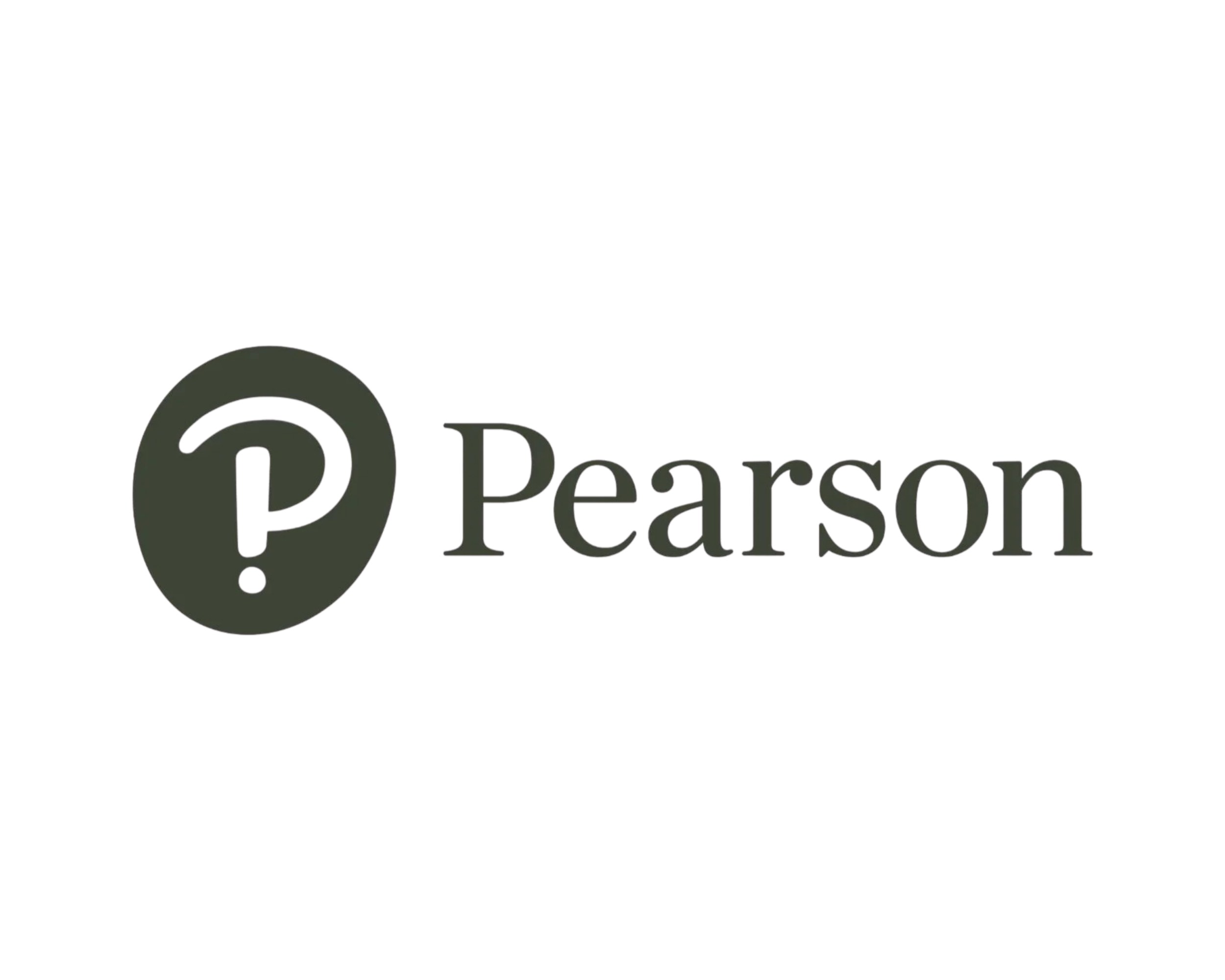Logo with a speech bubble containing a question mark, followed by the word 'Pears' in stylized text.