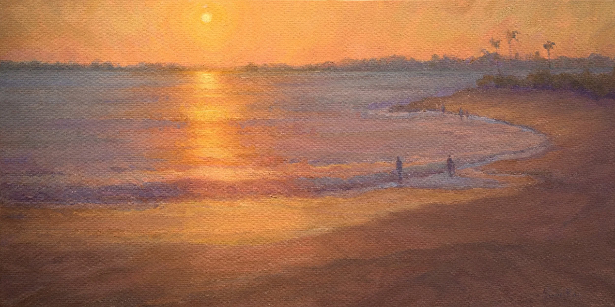 winter-sun-coastal-sunset-shimmer-painting-aruna-rao-18x36.jpg