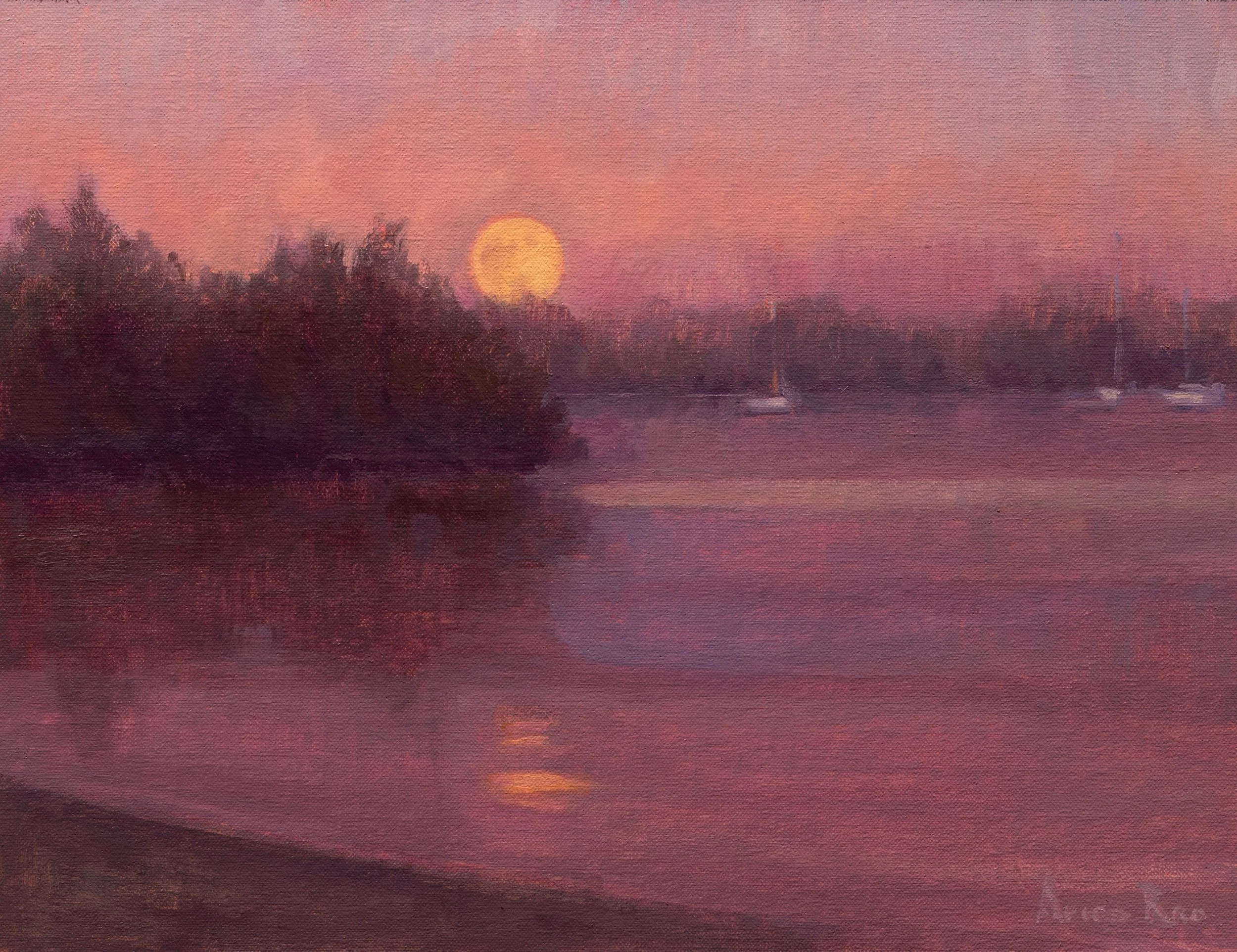 Lavender Moon, 12x16