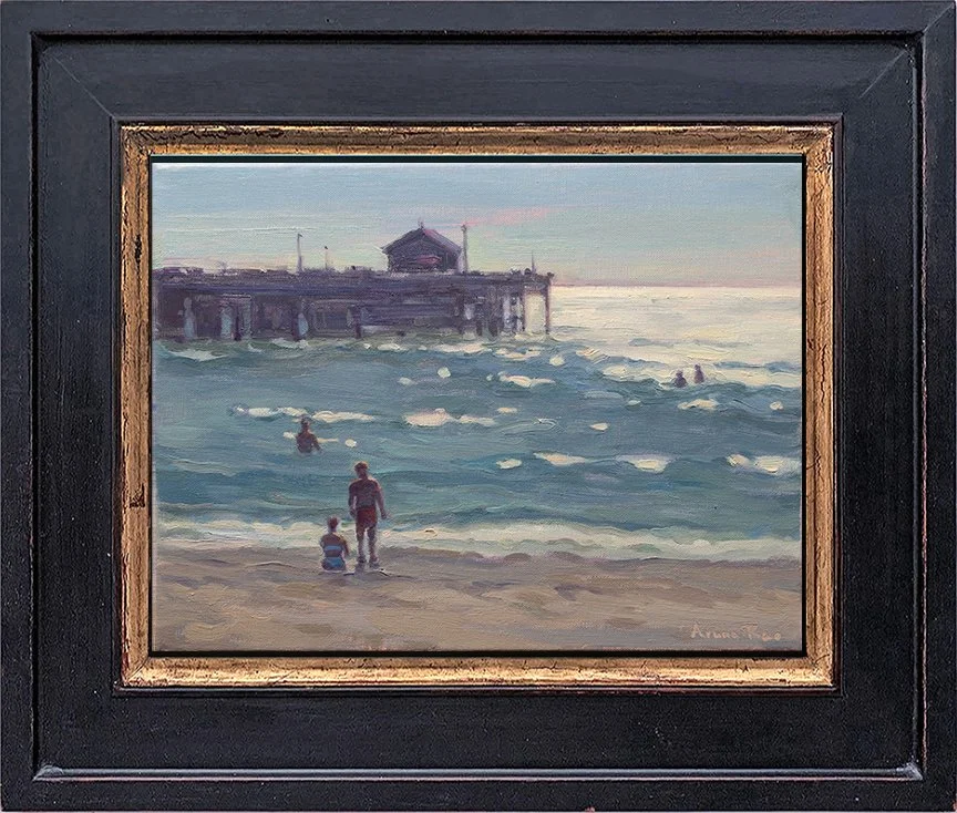 Morning at the pier-framed.jpg (Copy)
