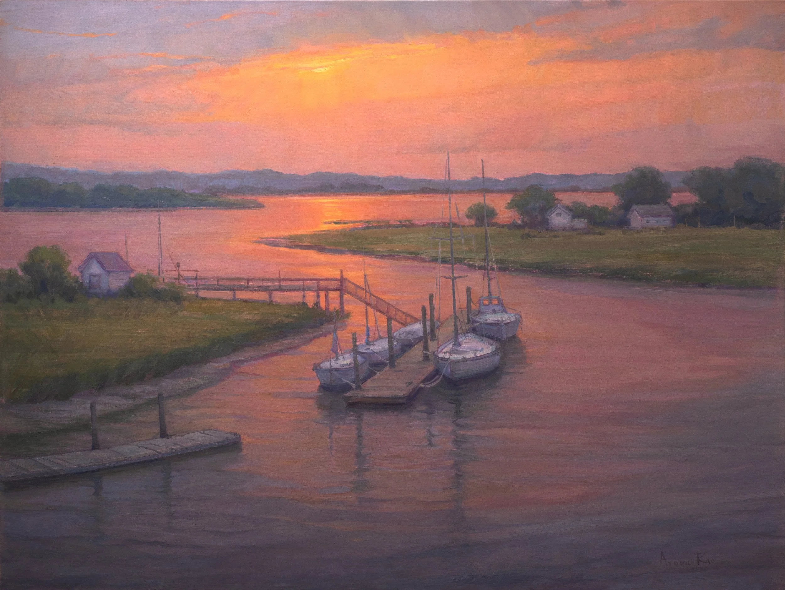 Evening Tethers, 30x40
