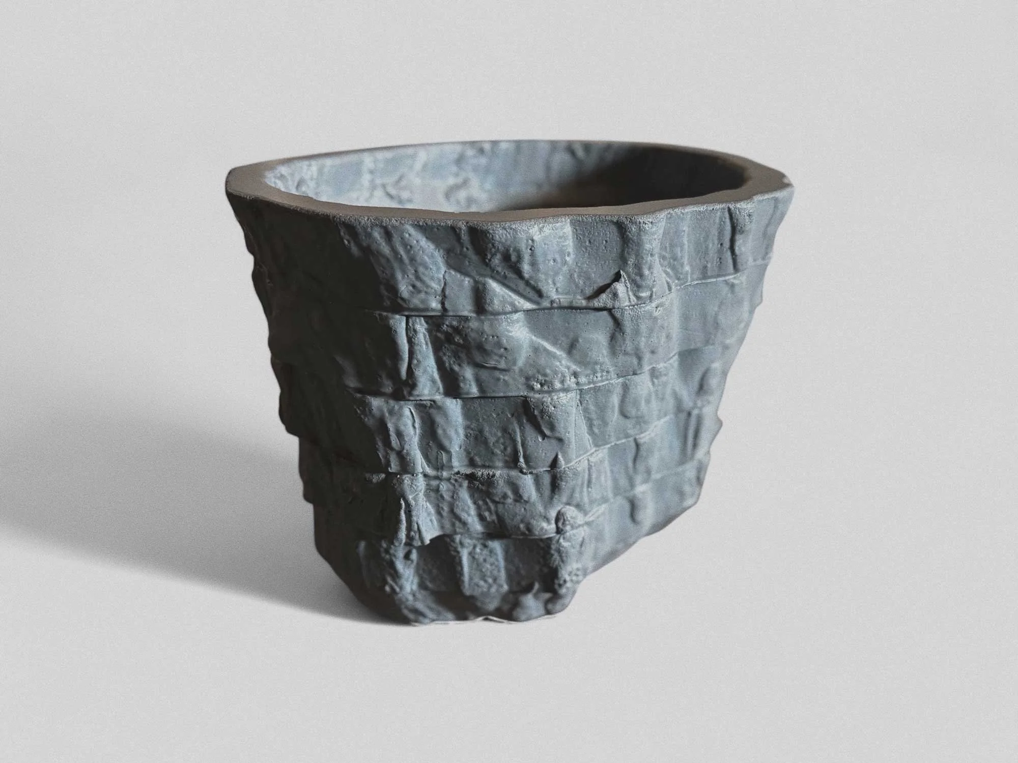 Designer concrete planter crafted for architects and private-label collections