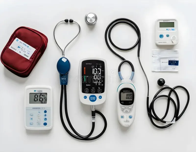 flat-lay-various-modern-medical-diagnostic-tools-including-stethoscopes-digital-blood-pressure-monitors-pulse-oximeters-376260678.webp