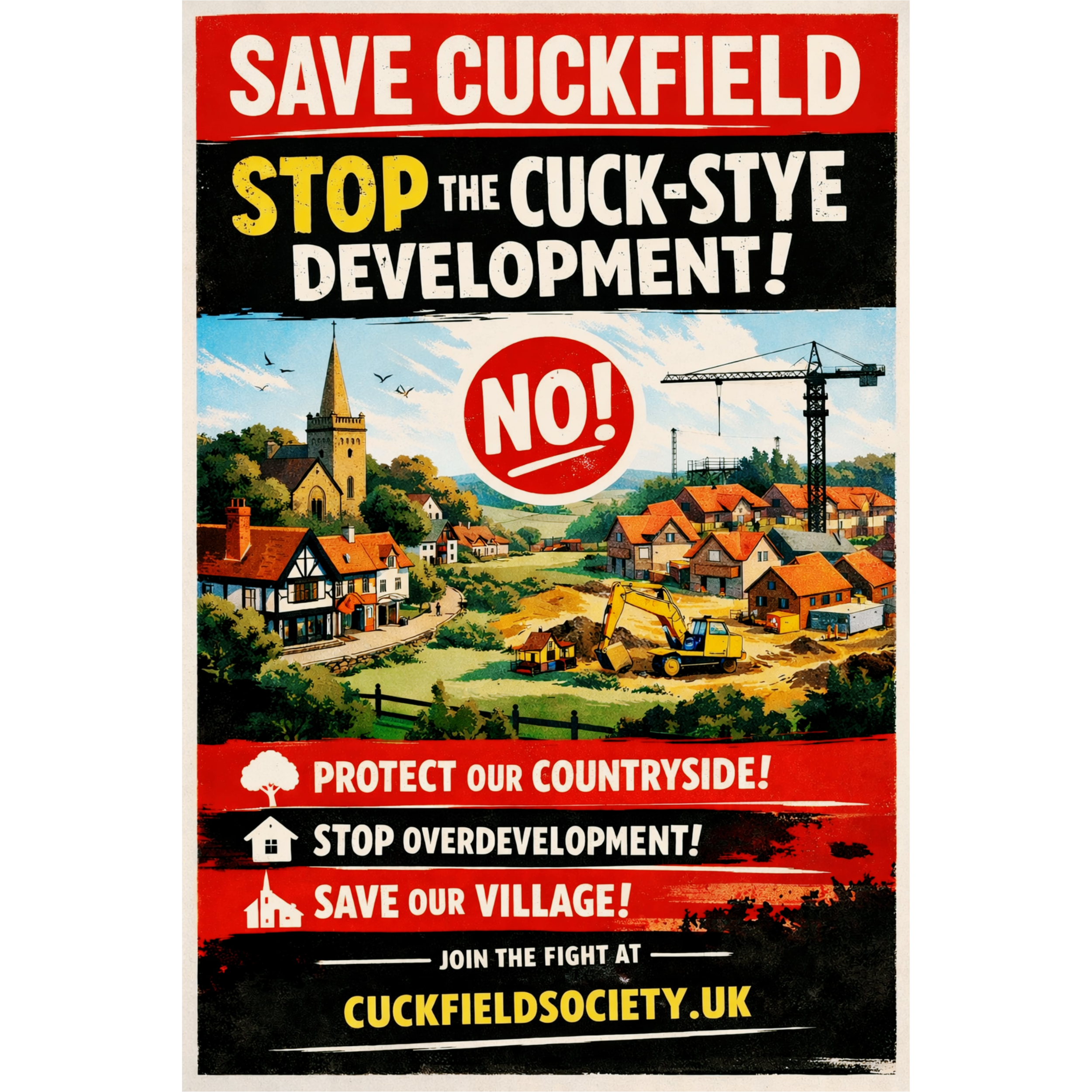 Bigger venue needed as village protest grows to stop renewed bid for huge Cuck-Stye housing development