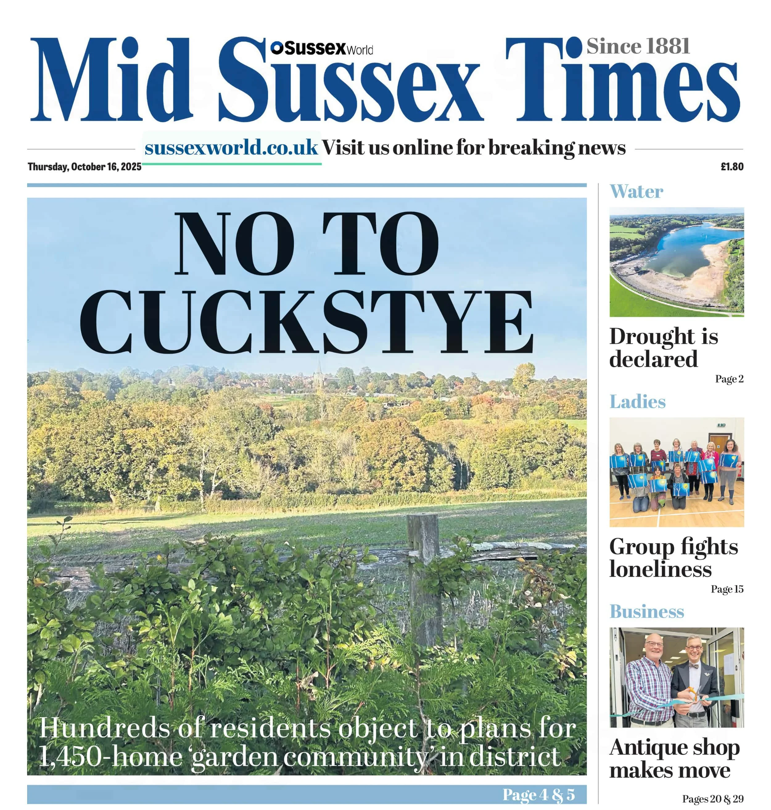 Major triumph in battle to stop Cuck-Stye but fight not over