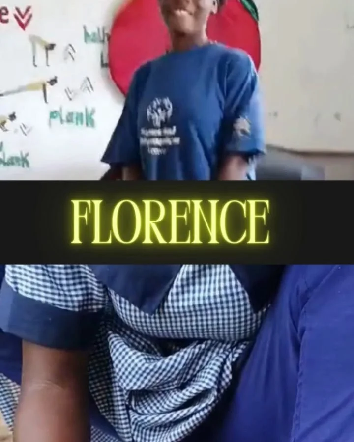 Hoy os vamos a hablar de Florence. 

Florence, forma parte de un grupo de alumnos que en Kenia se denominan "slow learners". Son ni&ntilde;os y ni&ntilde;as que tienen dificultades para seguir el ritmo acad&eacute;mico regular y, lamentable