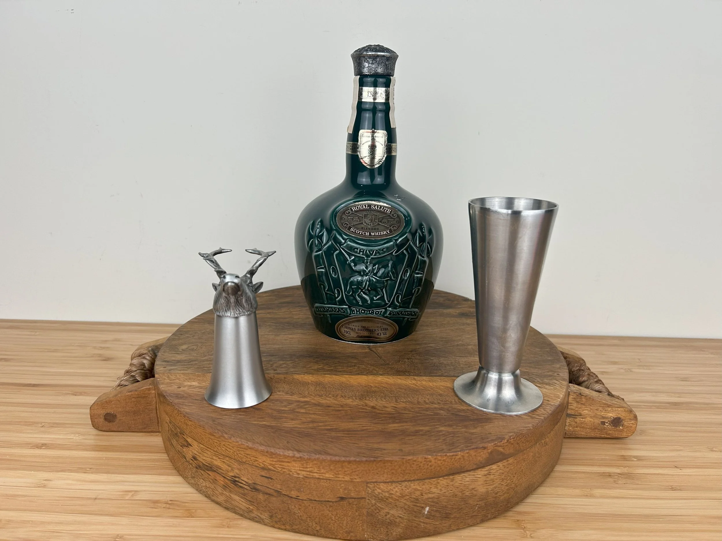 Vintage Handmade G.W. Watson Pewter Vase