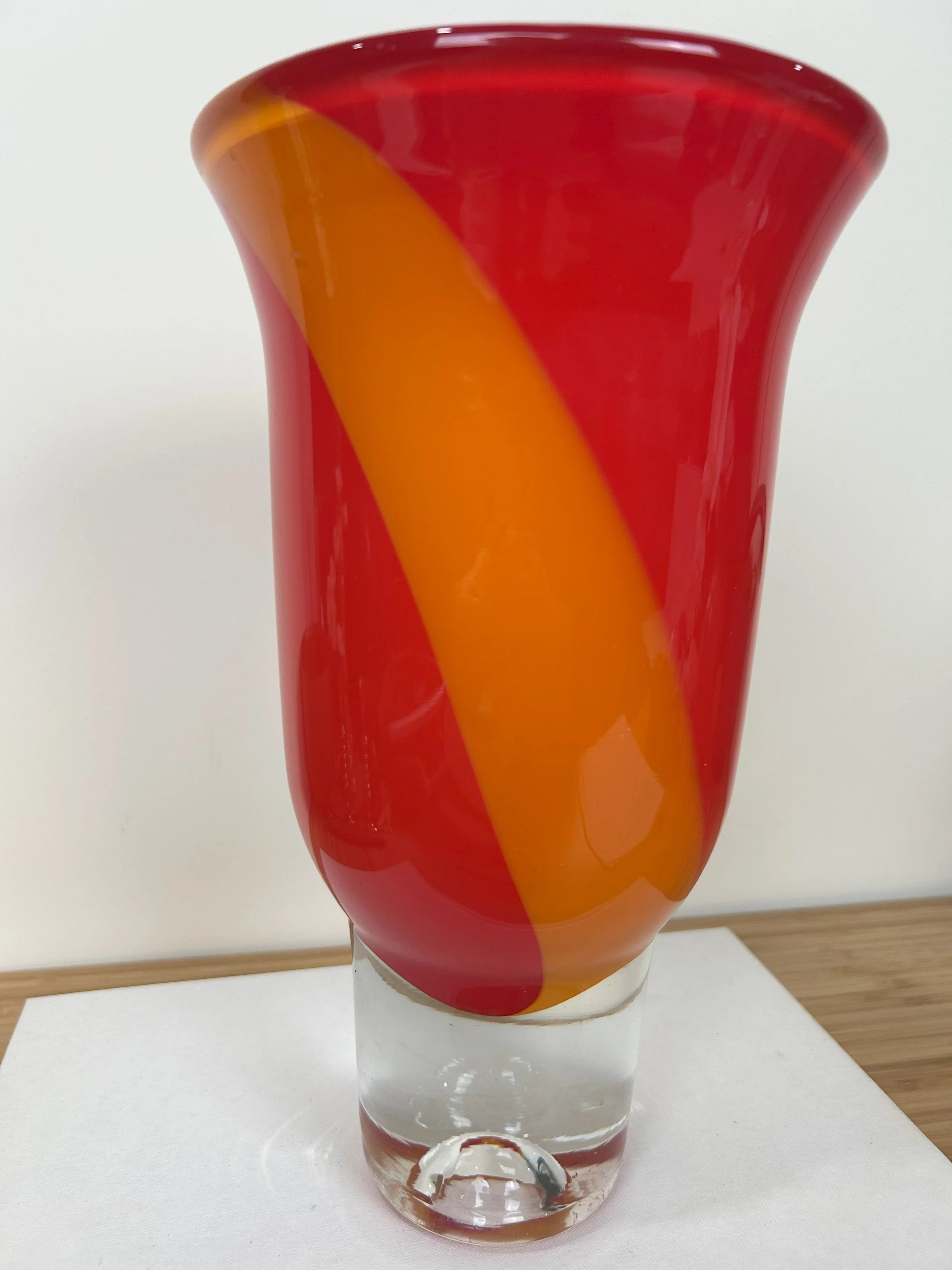 Red Murano Vase