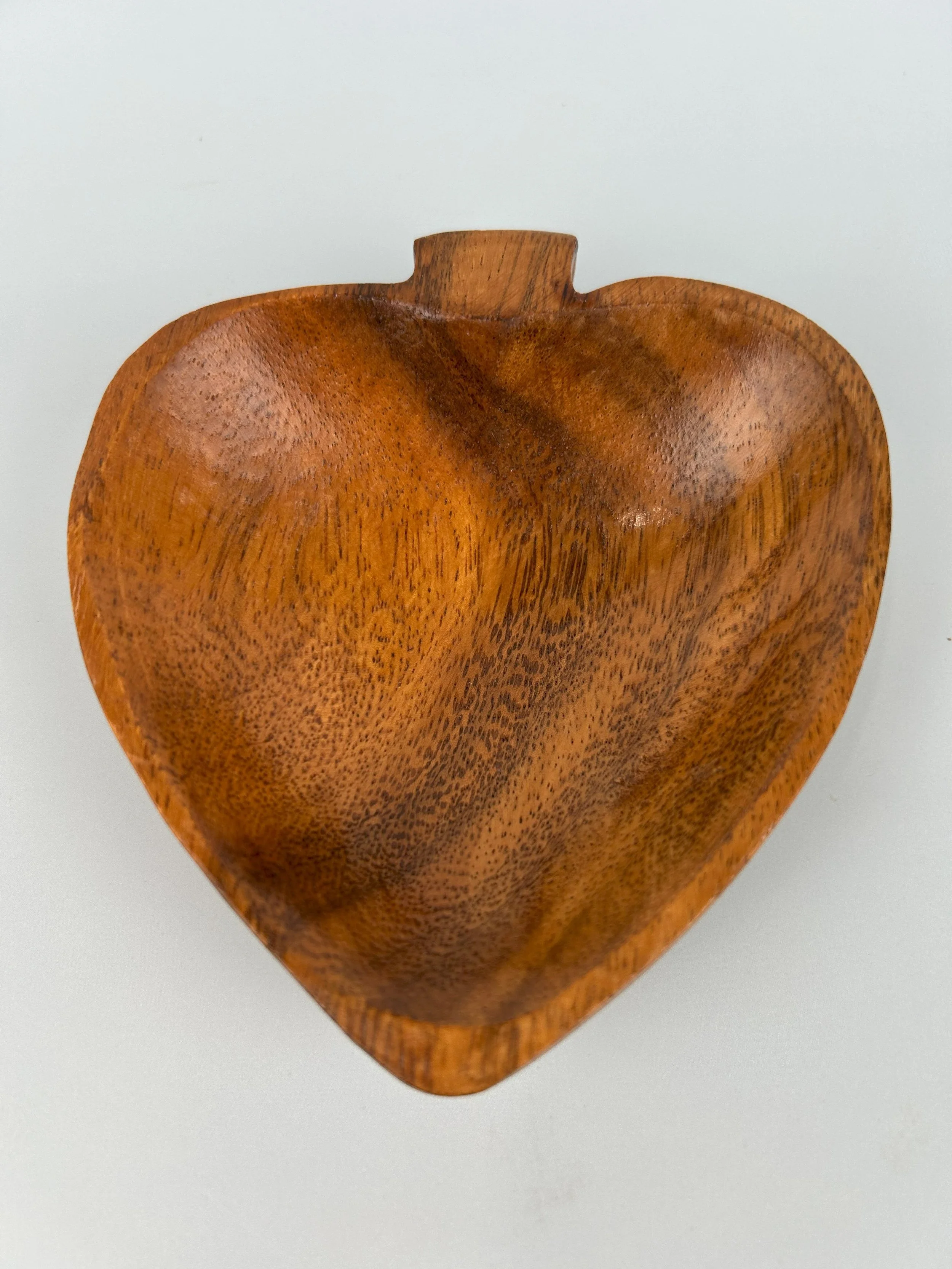 Mid Century Modern Wooden Snack Dish